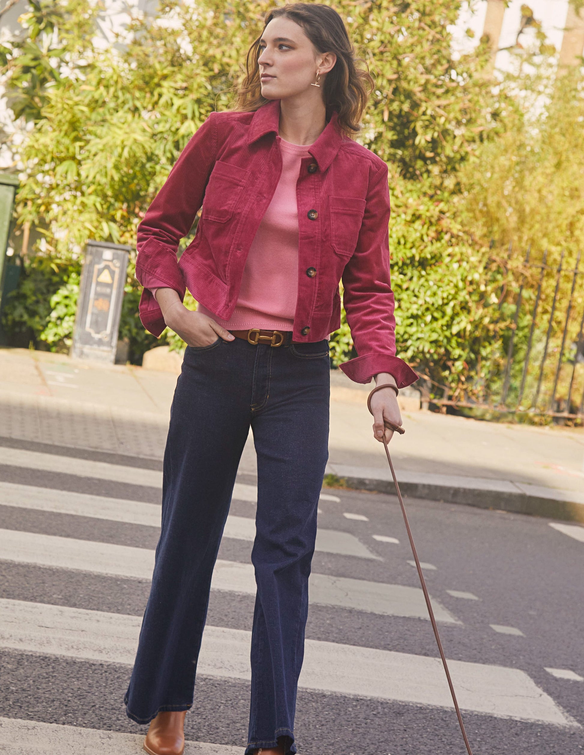 Cordjacke-Warmes Cranberryrot-5