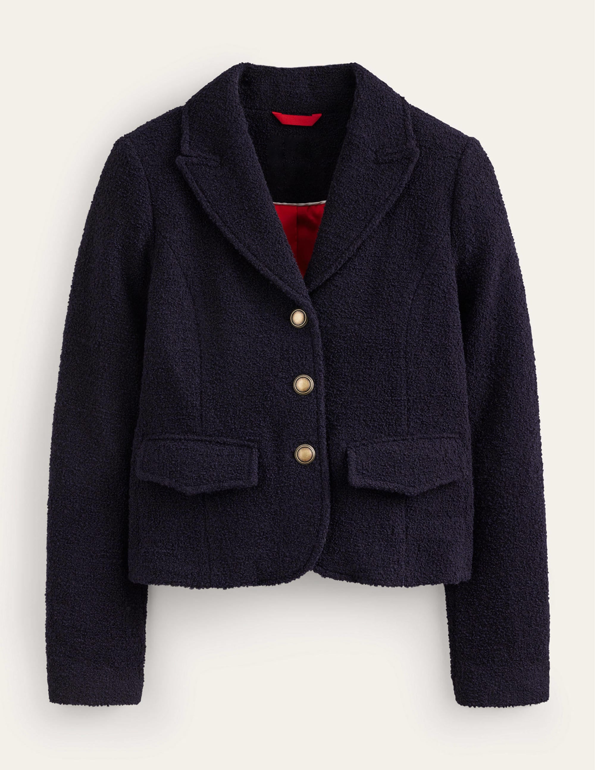 Ely Strukturierte Jacke-Marineblau - Image 6