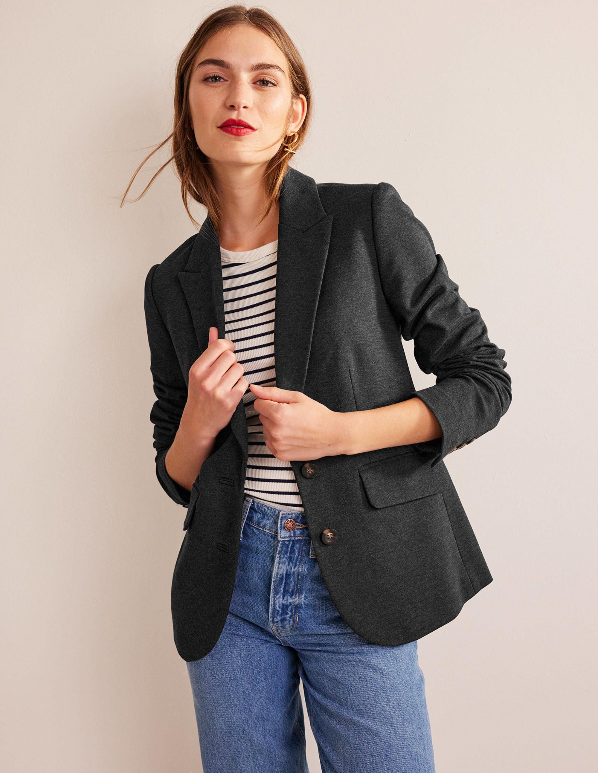 Marylebone Ponte-Blazer-Anthrazit Meliert - Image 1