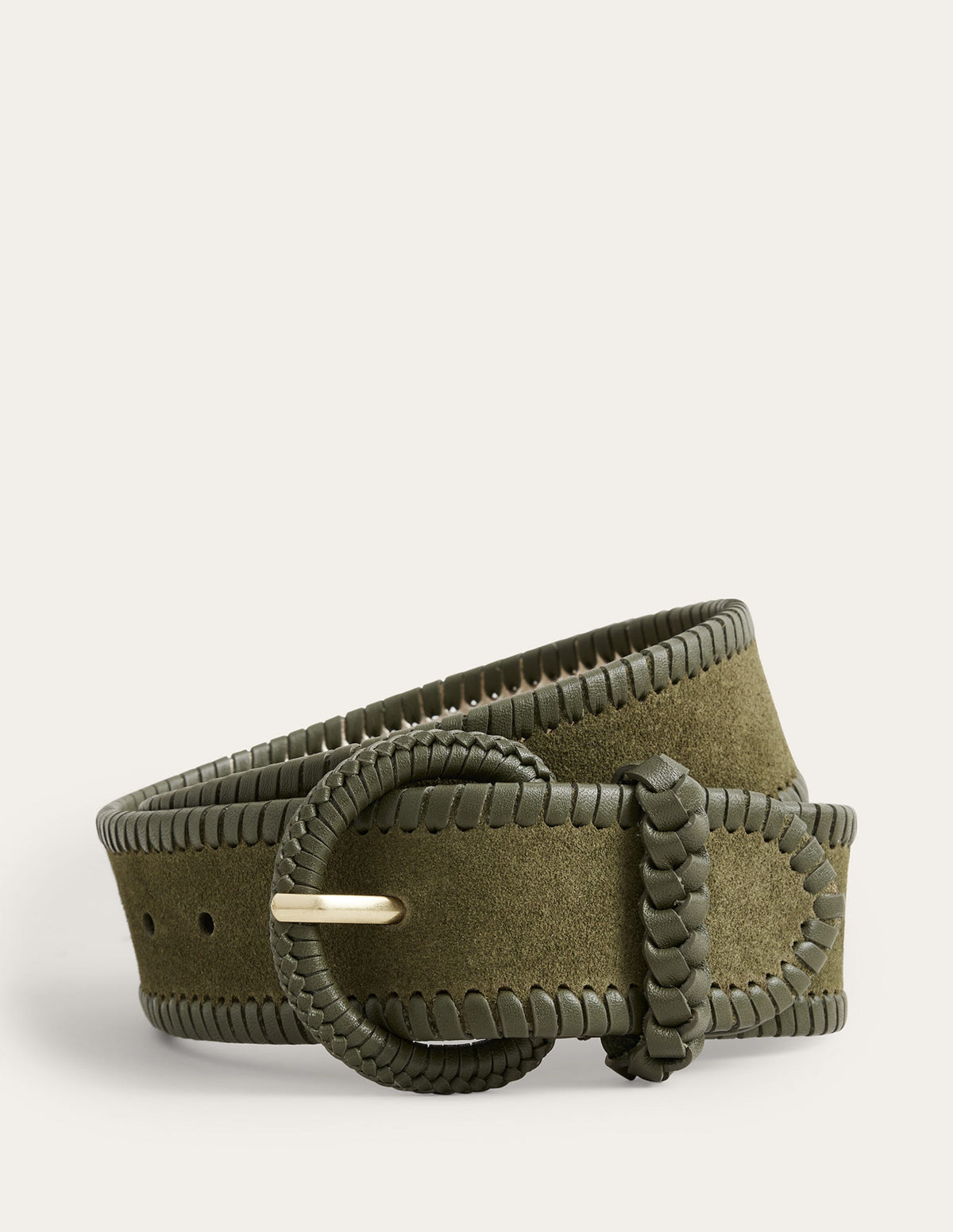 Gewebter Taillengürtel-Khaki - Image 1