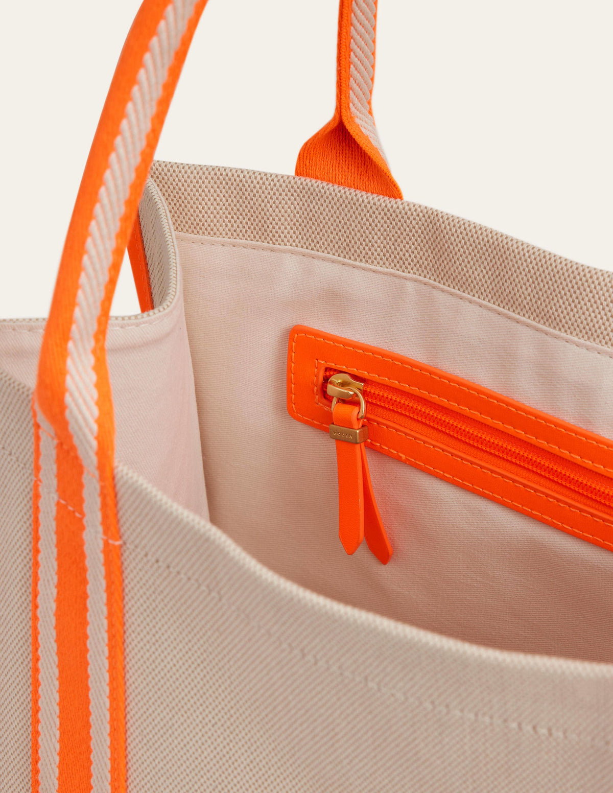 Tilda Canvas-Tragetasche-Neon-Orange - Image 4