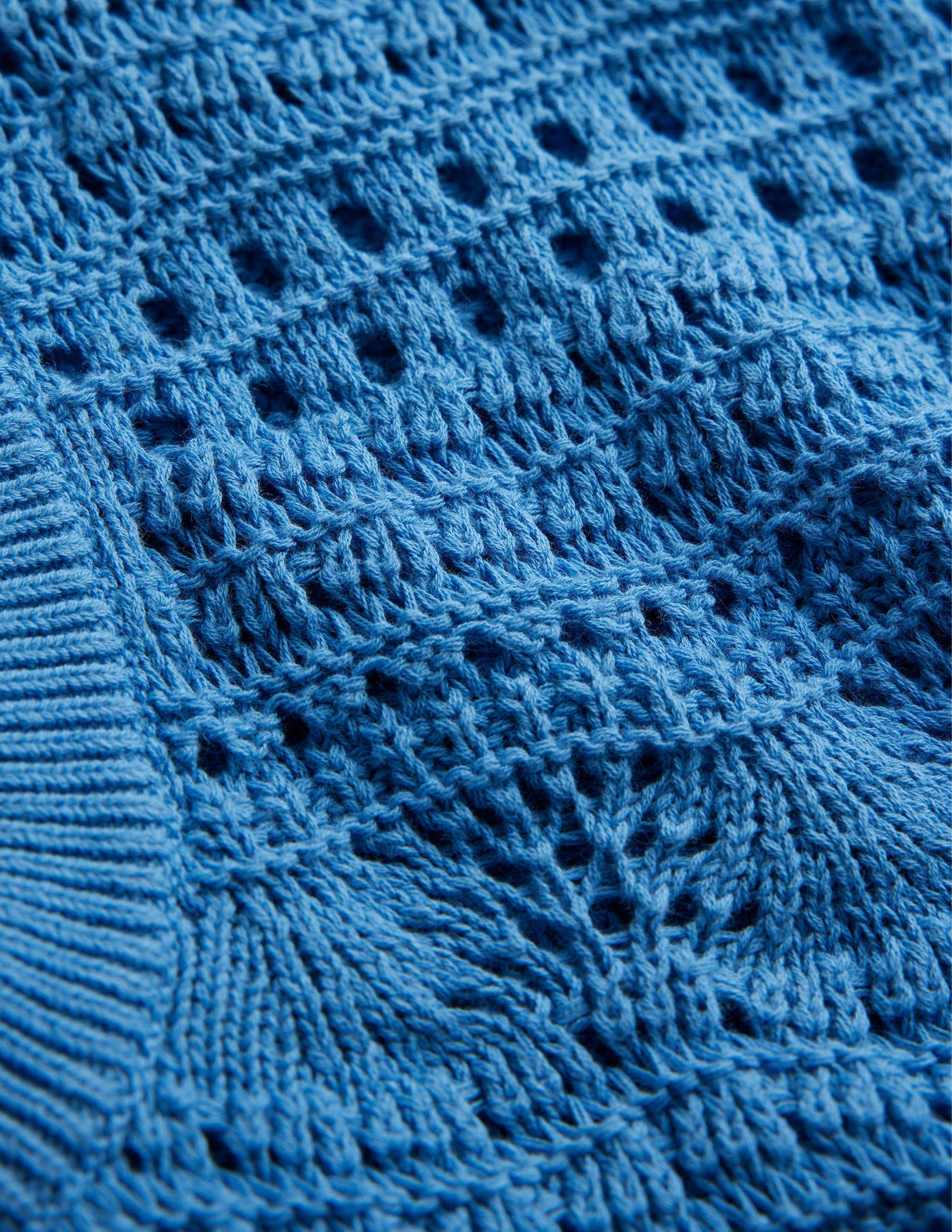 Kurzes Häkeltop mit Fransen-Porzellanblau - Image 6