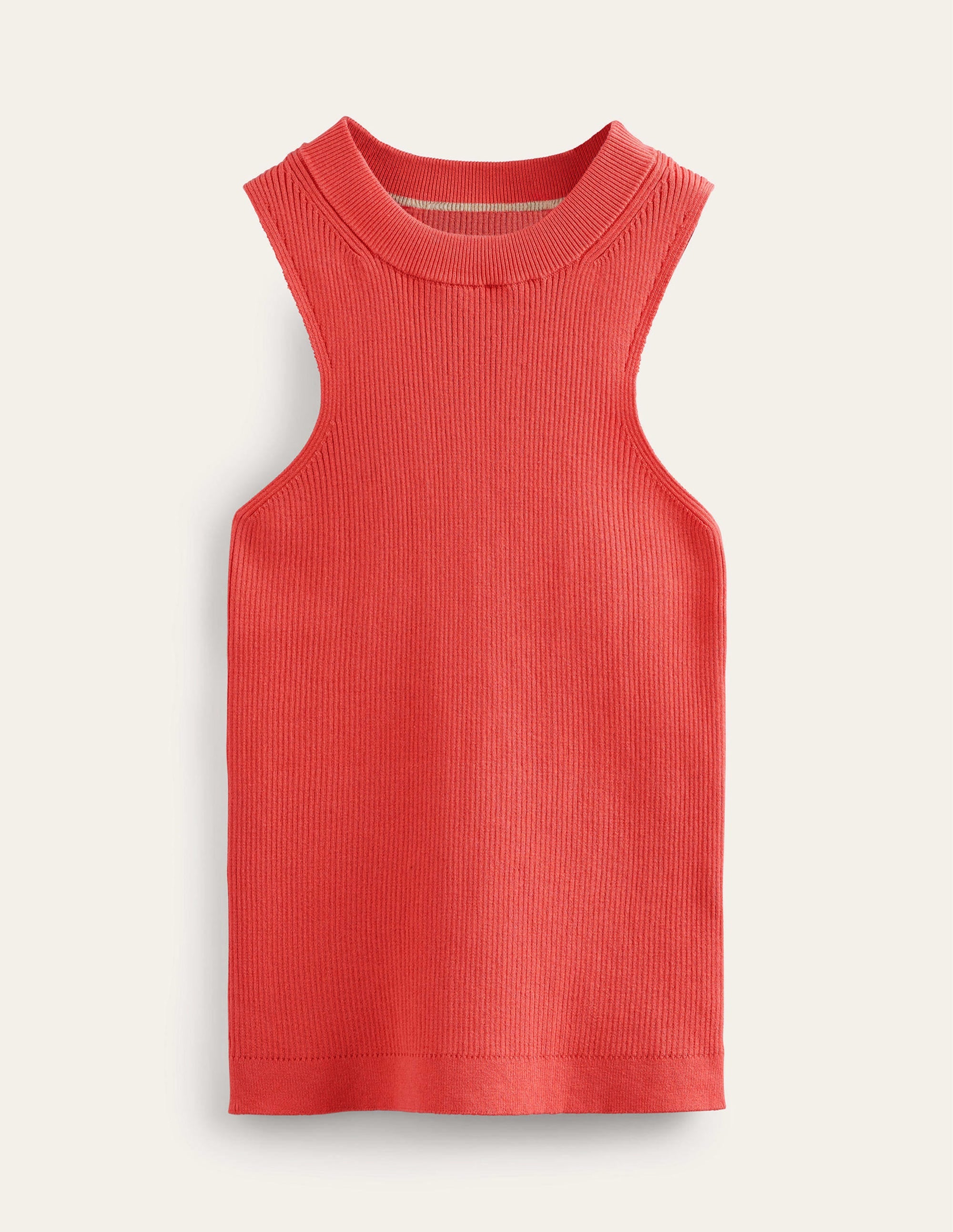 Geripptes Racer-Top-Korallenrosa - Image 5