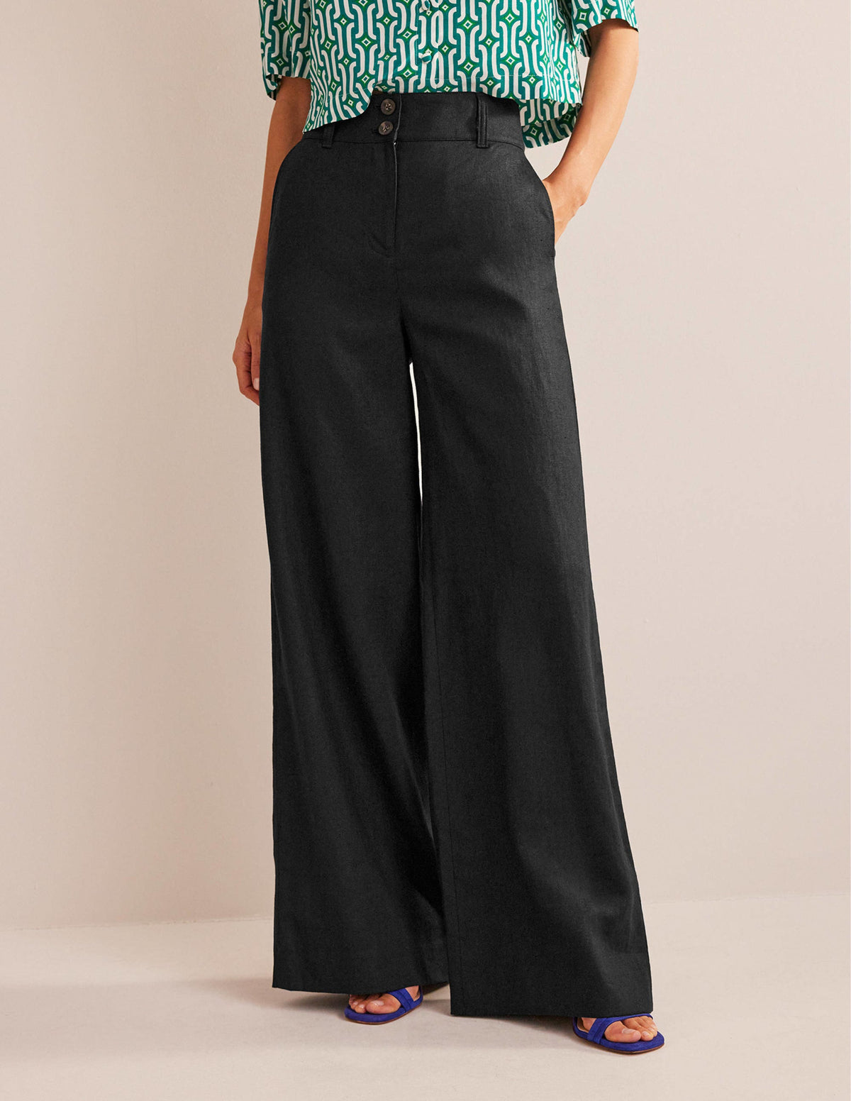 Leinenhose Highbury-Schwarz - Image 4