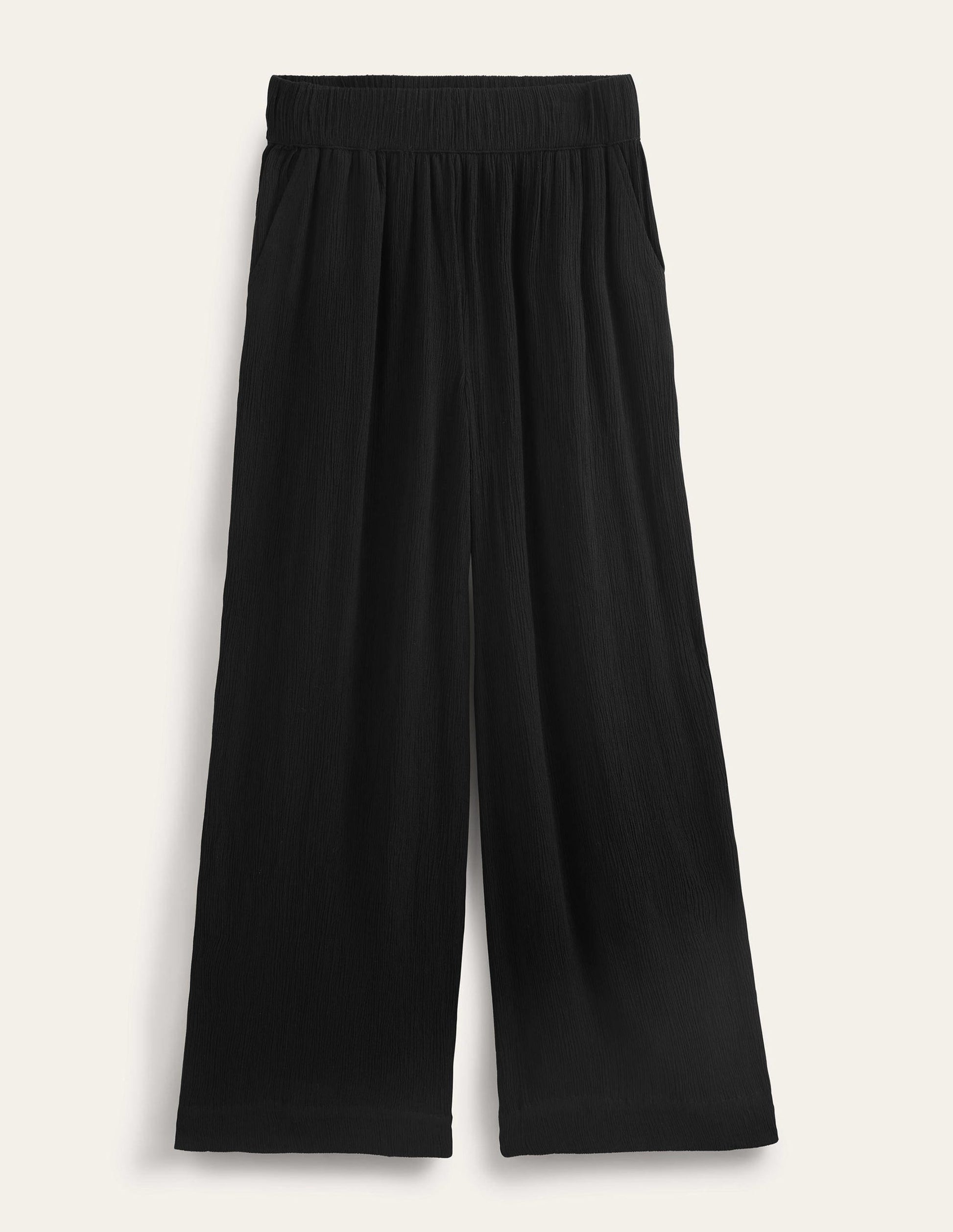 Pantalon de vacances large-Noir-6