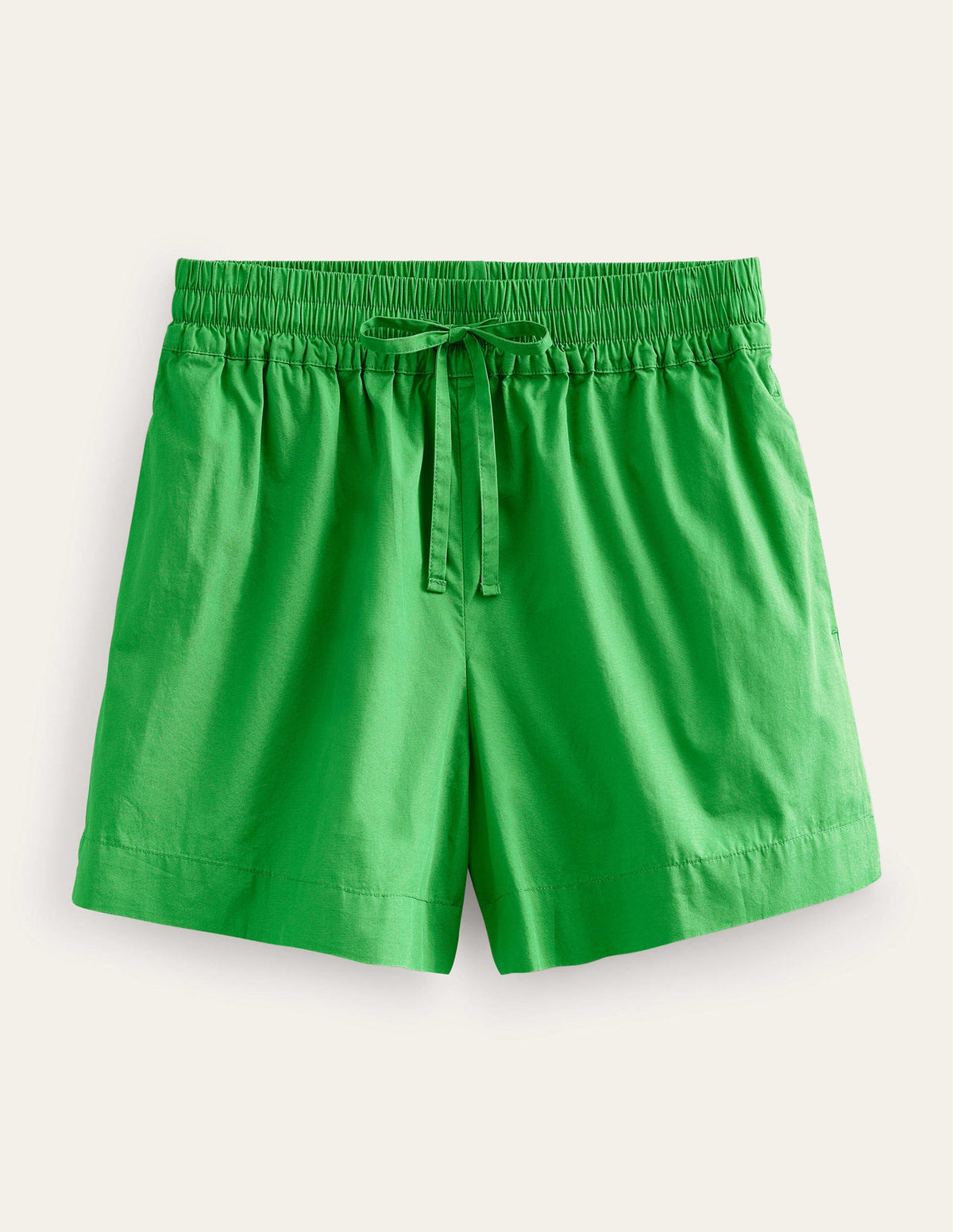 Cotton Pull-on Shorts-Green Bee-6