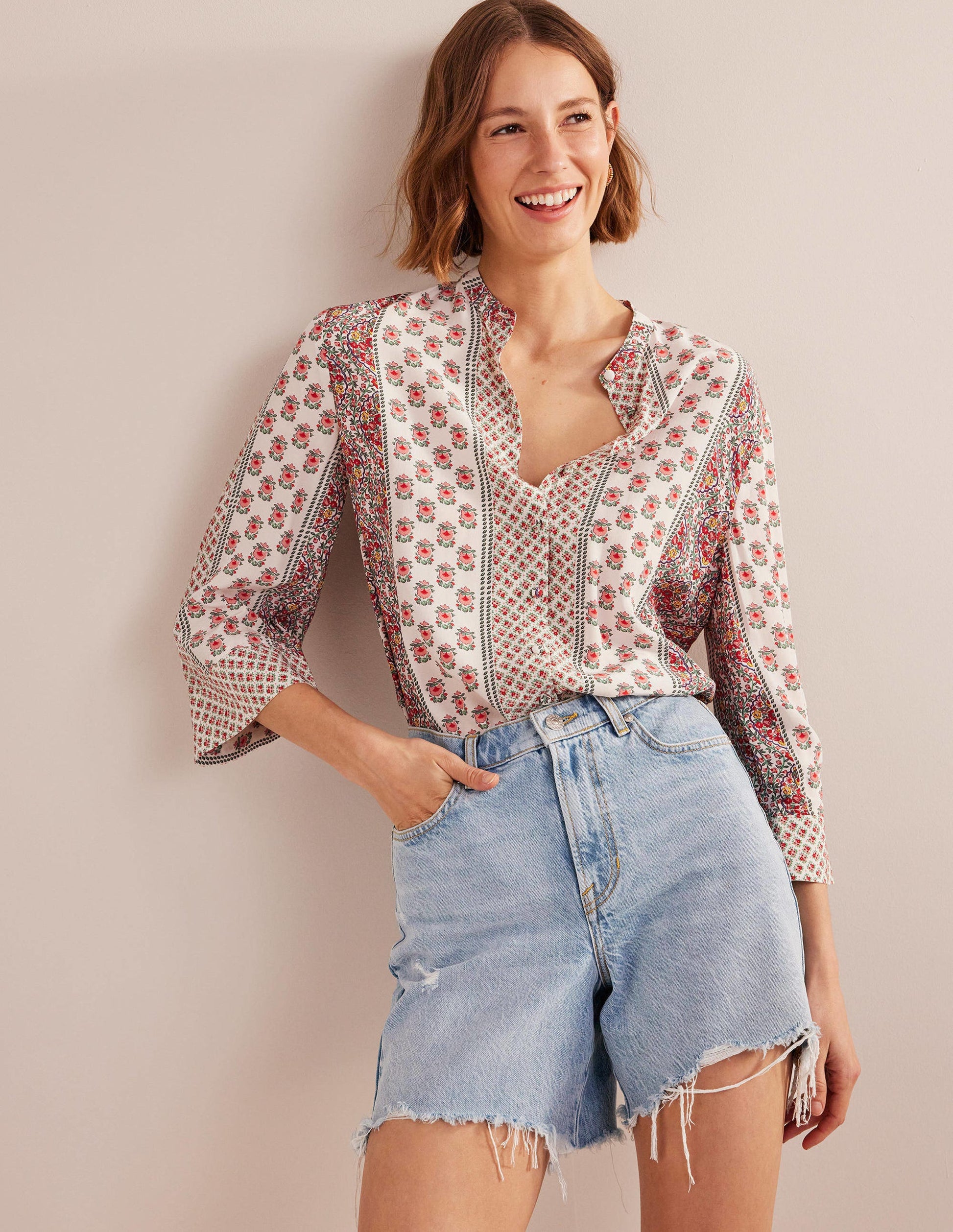 Bermuda Denim Shorts-Light Vintage-1