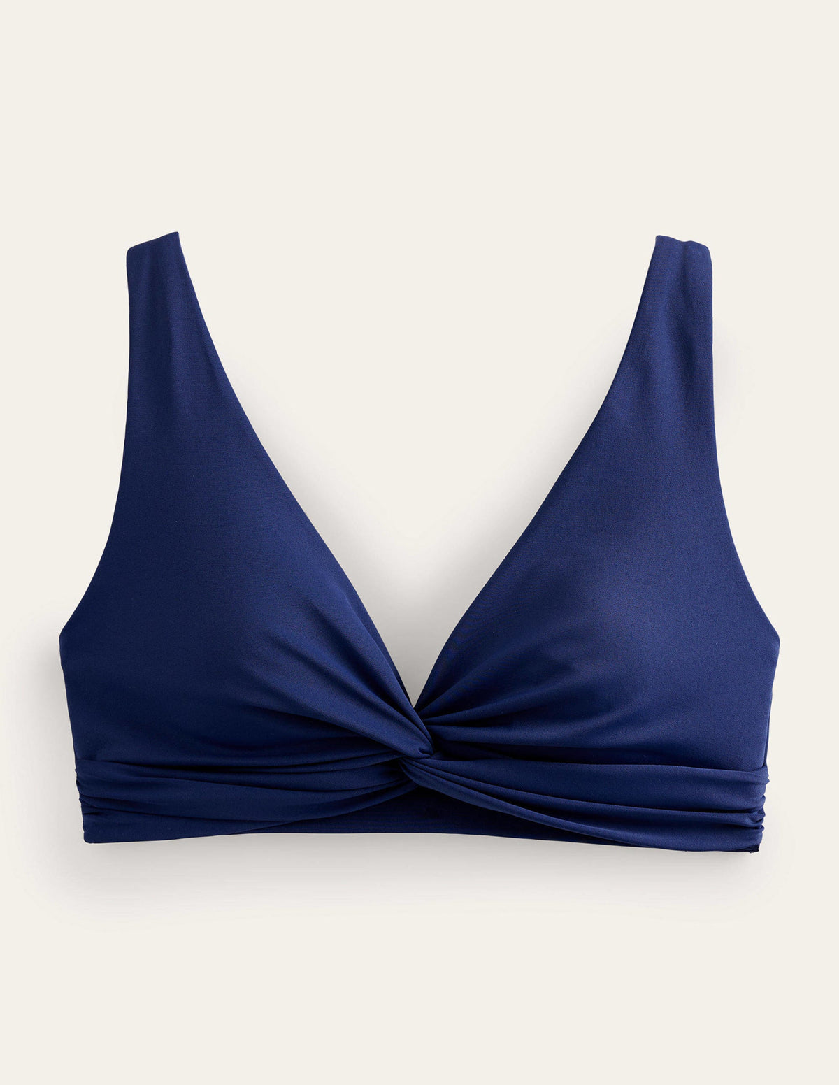 Klassisches Bikinioberteil mit Twistdetail-Französisches Marineblau-5
