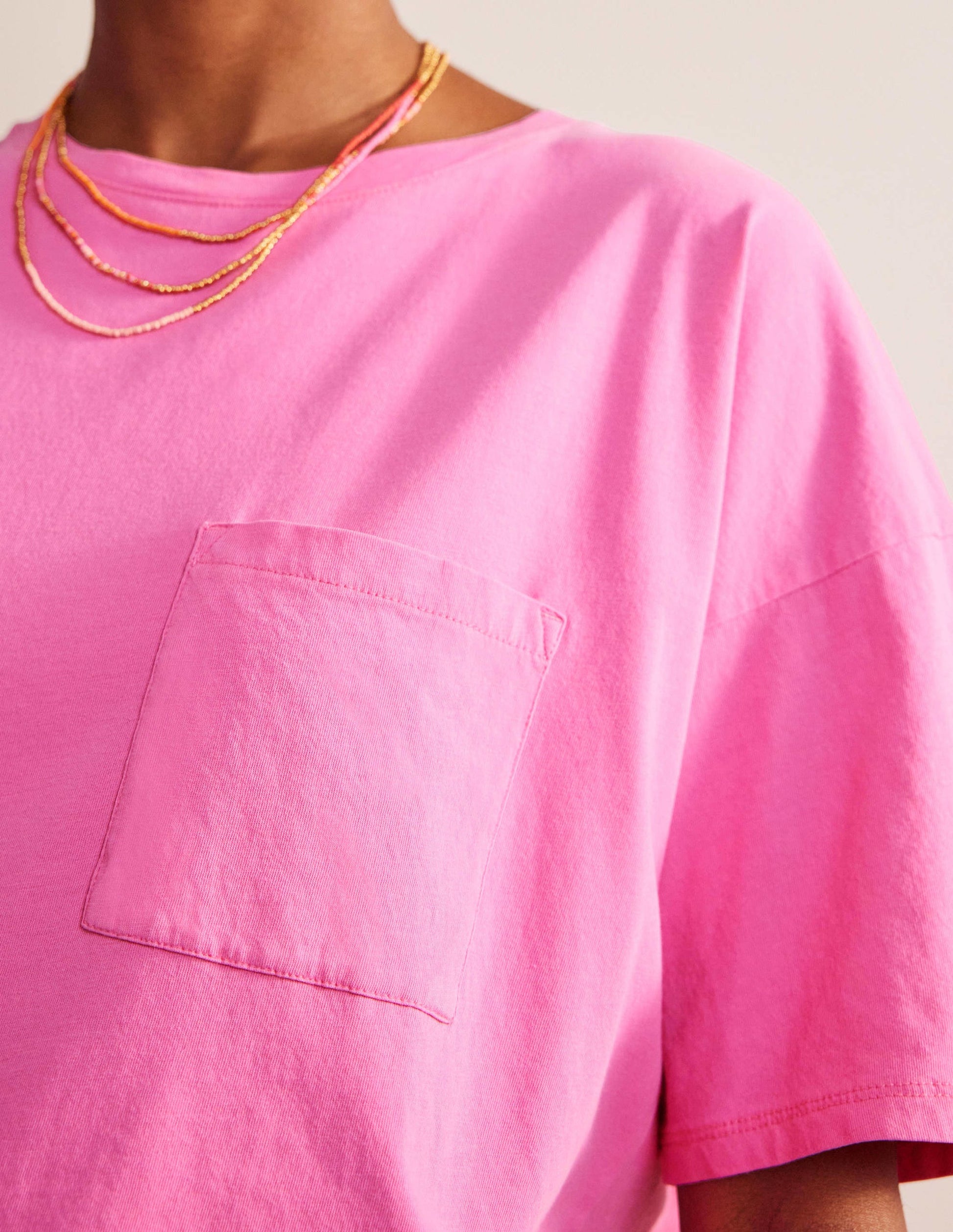 Vorgewaschenes Oversize-T-Shirt-Pflaumenblüte-2