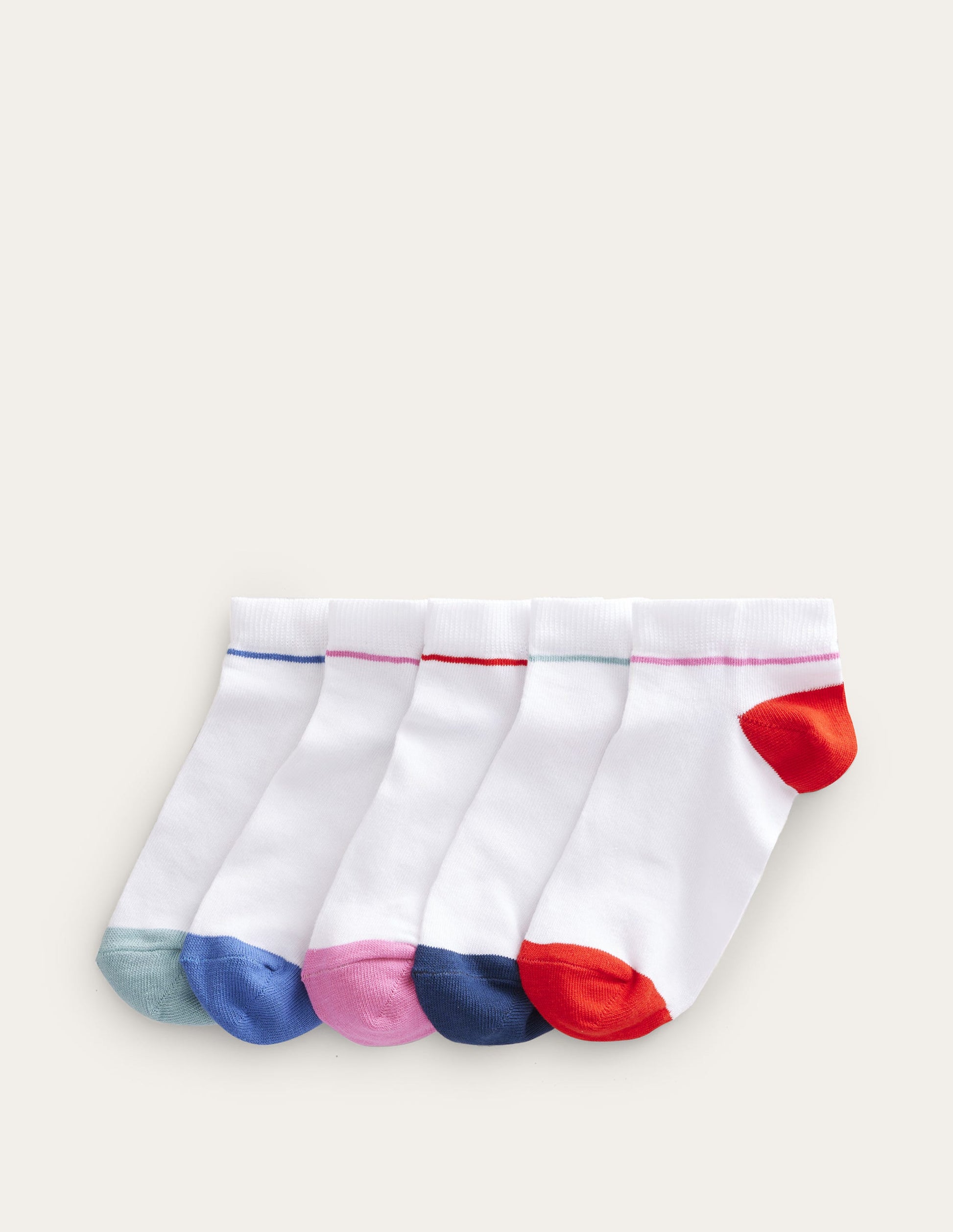 Sportsocken im 5er-Pack-Weiß, Blockfarben-1