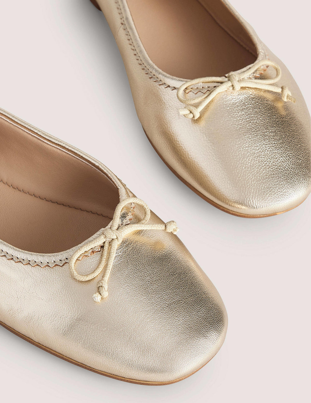 Kitty Flexi Sole Ballet Pumps-Gold-4