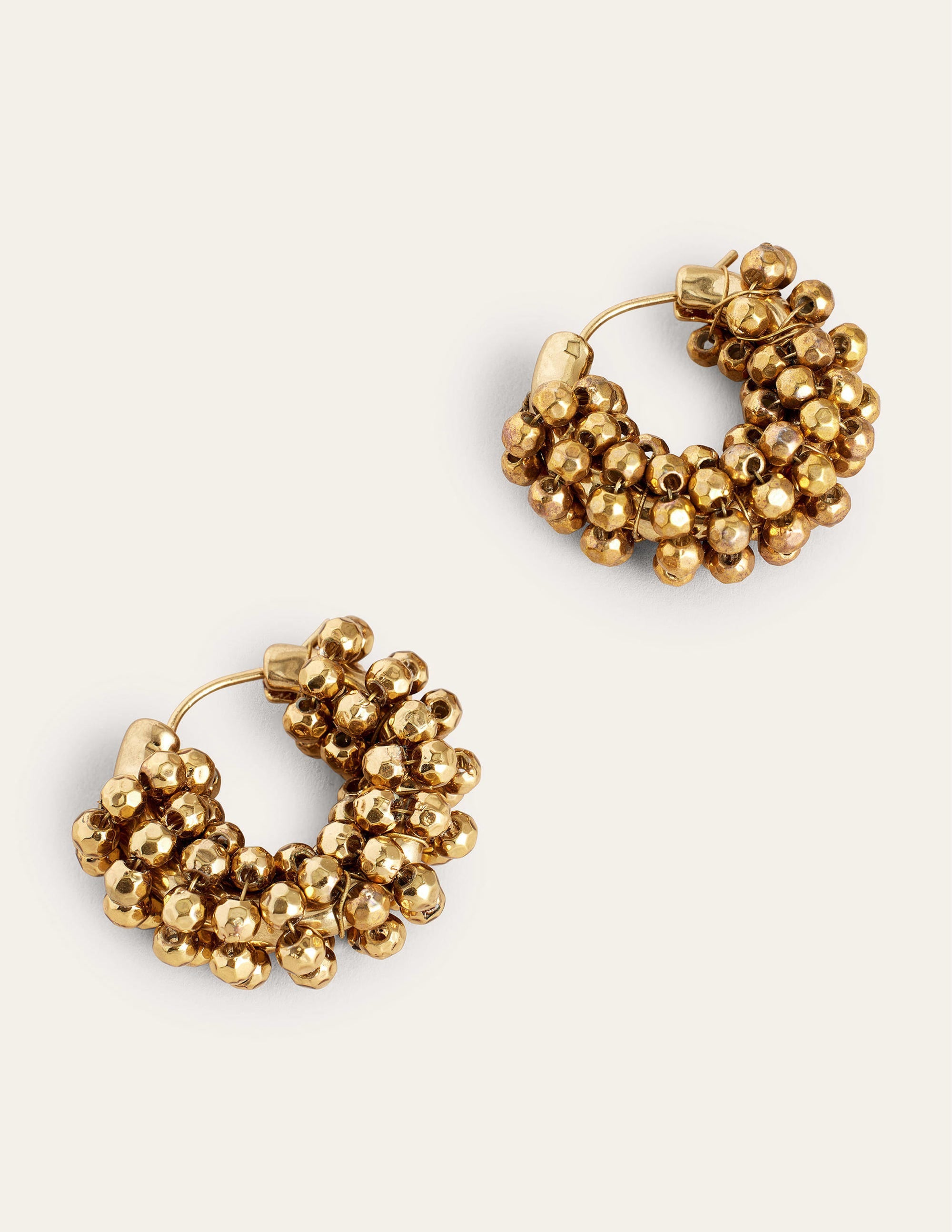Perlen-Creolen-Gold - Image 1
