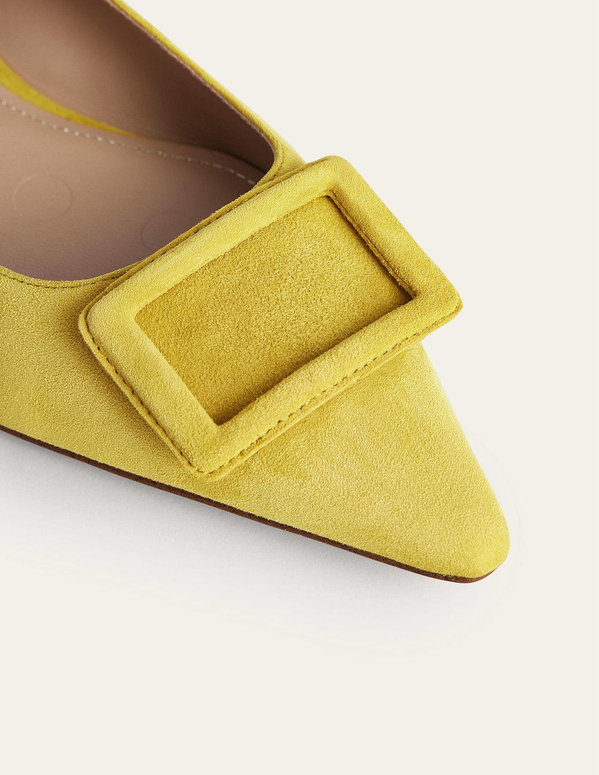 Spitze Ballerinas mit Verzierung-Sonnengelb - Image 3