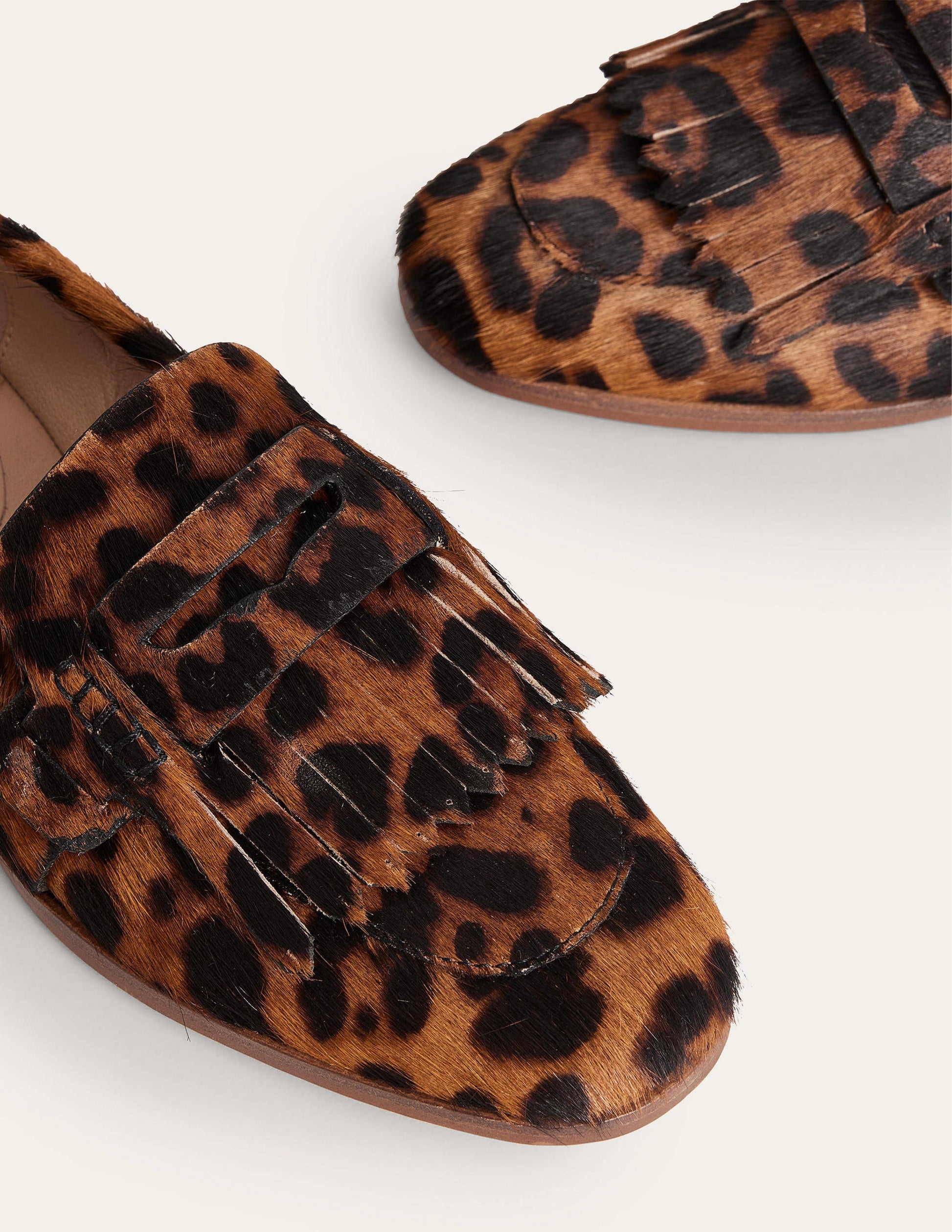 Pennyloafer mit Fransen-Leopardenmuster, Ponyhaar-3