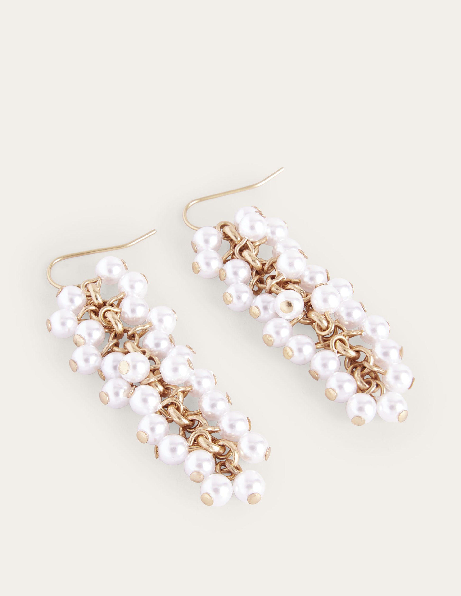 Boucles d'oreilles pendantes en perles-Perle-2