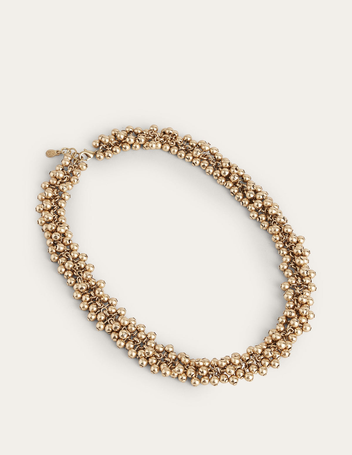 Beaded Necklace-Gold - Image 1