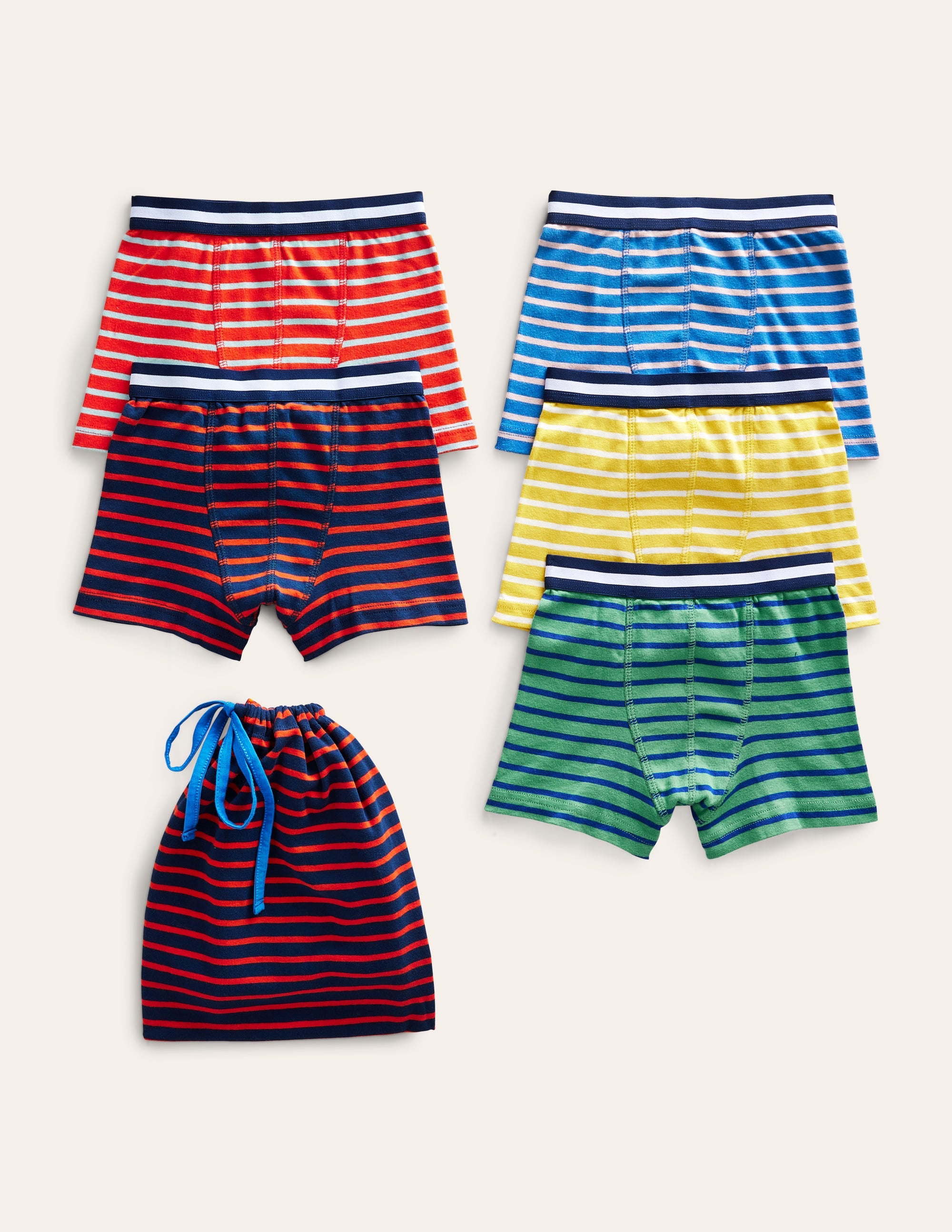 5 boxers-À Rayures Multicolores - Image 1
