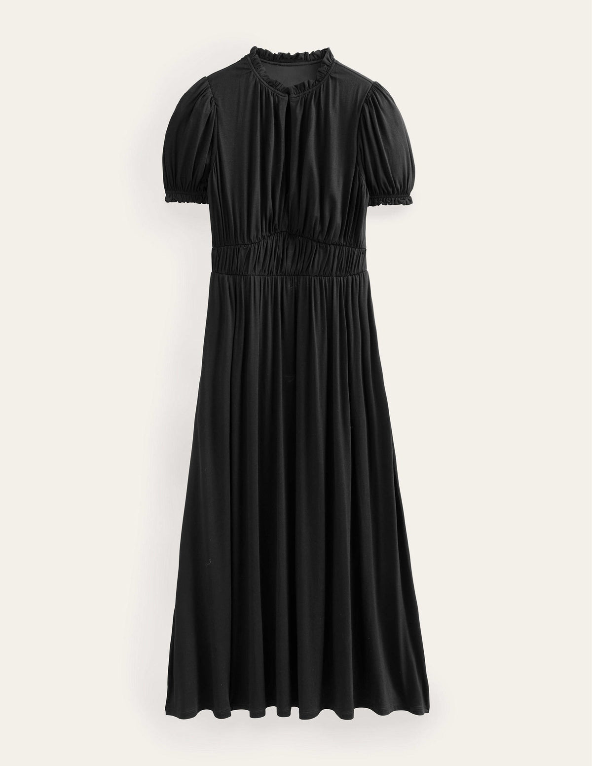 Rosanna Midi-Teekleid aus Jersey-Schwarz - Image 6
