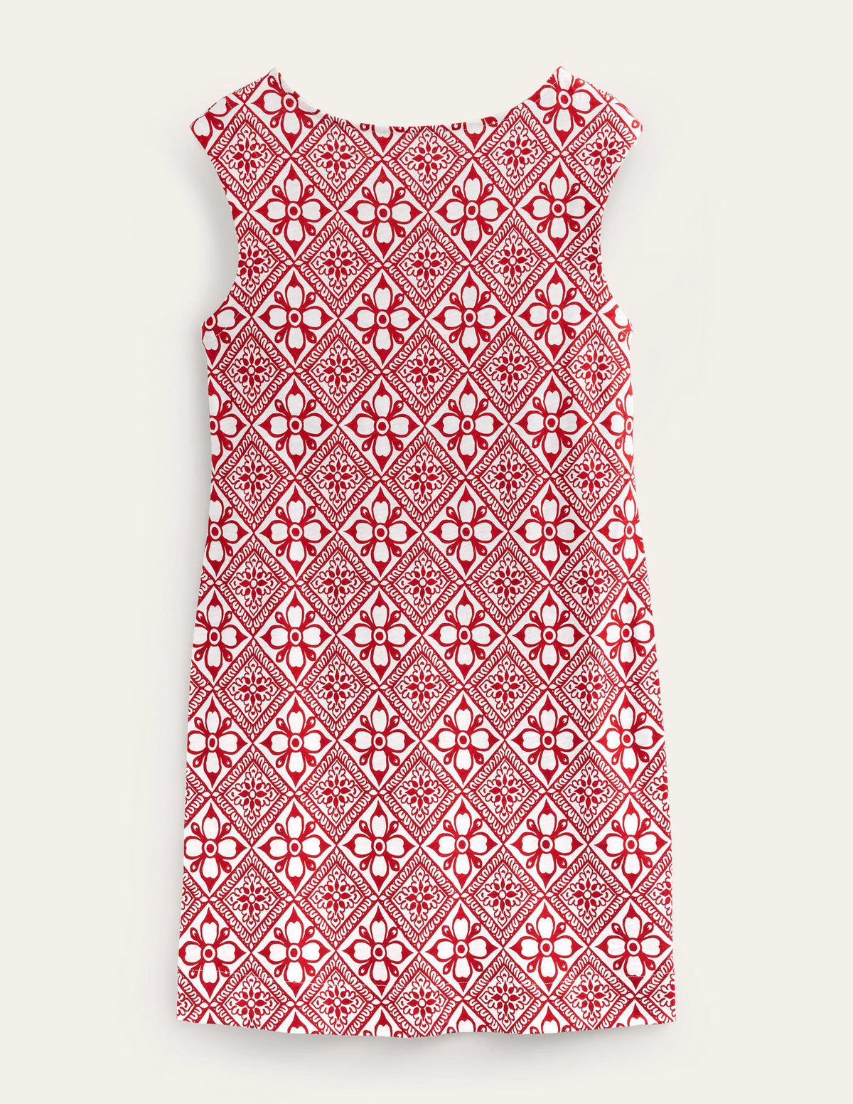 Ärmelloses Jersey-Etuikleid-Weihnachtsstern, Block Pome - Image 5