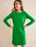 Statement-Minikleid aus Jersey-Grün