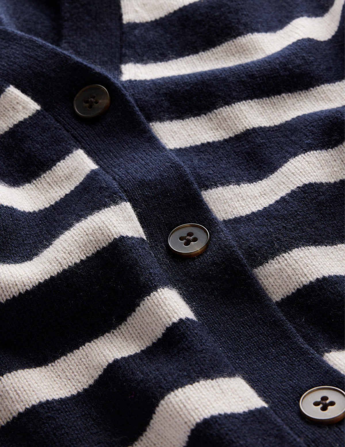 Langer Kaschmircardigan-Navy/Mausgrau, Gestreift-6