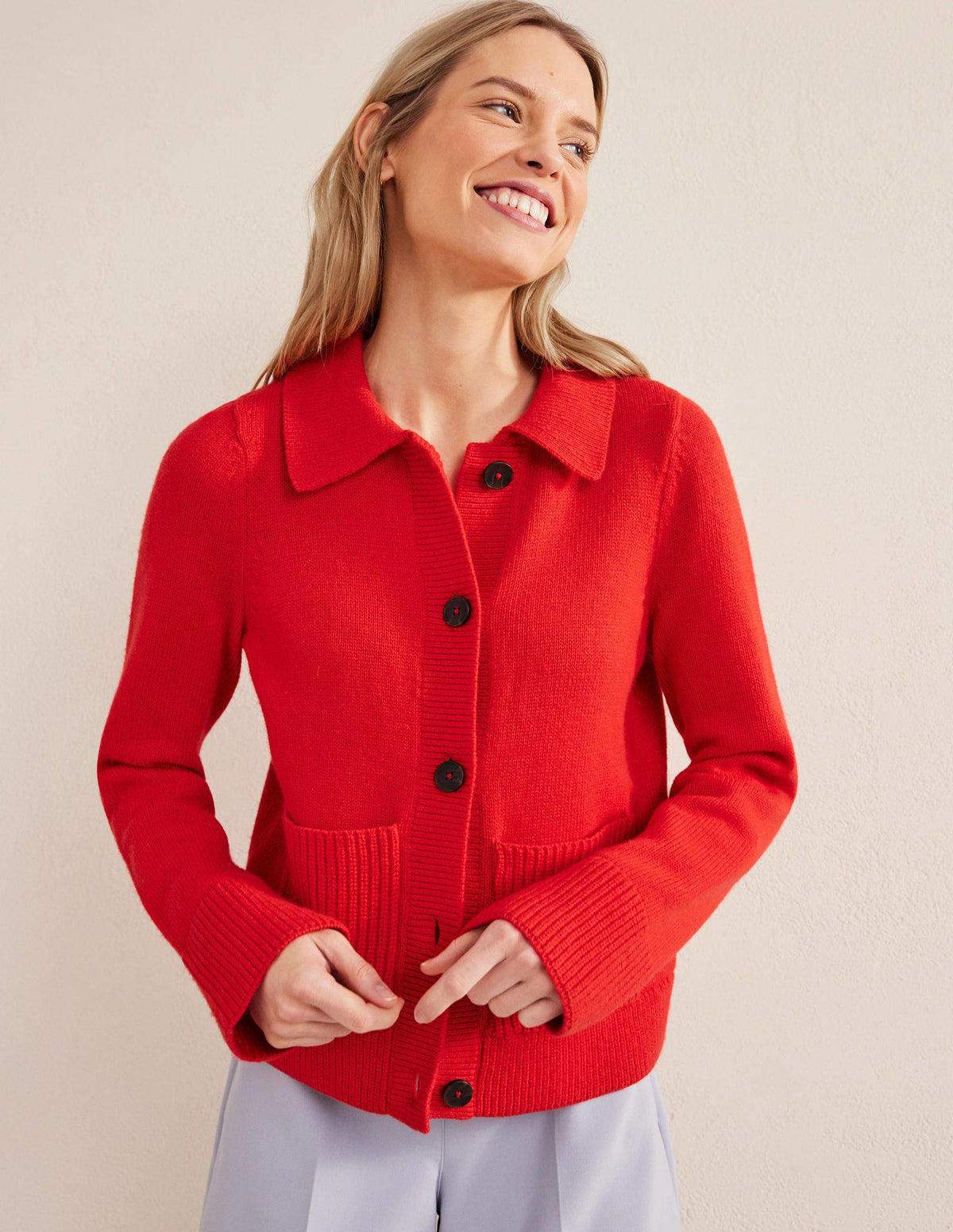Gilet à col-Rouge haut risque - Image 2