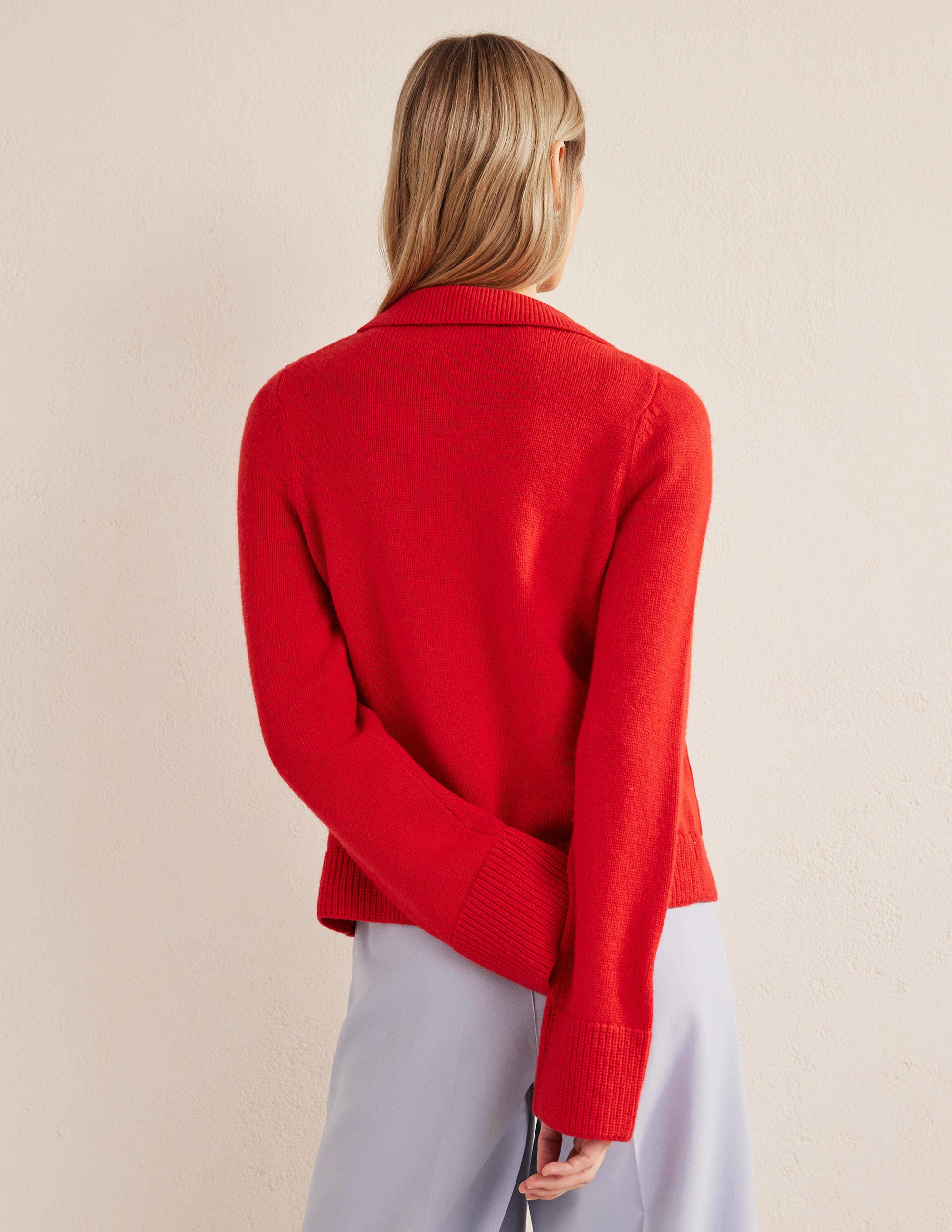 Gilet à col-Rouge haut risque - Image 4