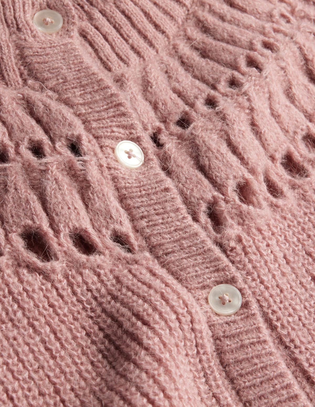 Cardigan mit hübschen Rüschen-Dahlien-Rosa-3