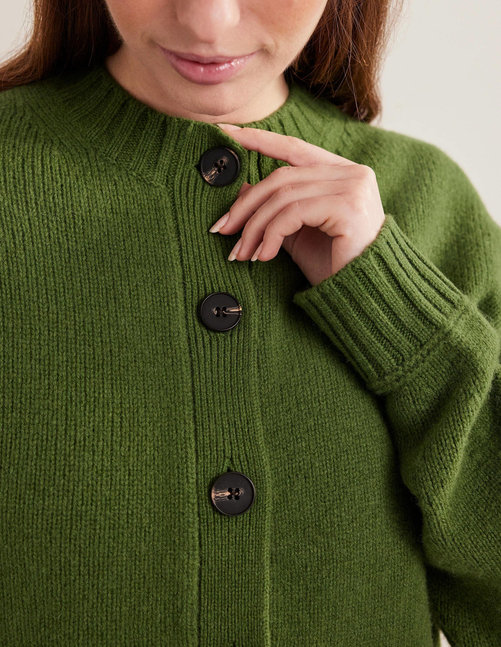 Brushed Wool Cropped Cardigan-Park Ranger-4