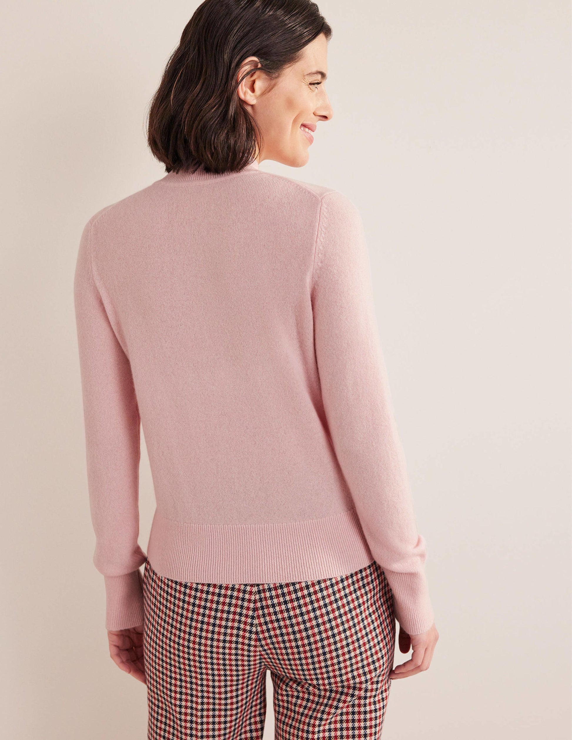 Kaschmirpullover mit Stehkragen-Marshmallow-Rosa-3