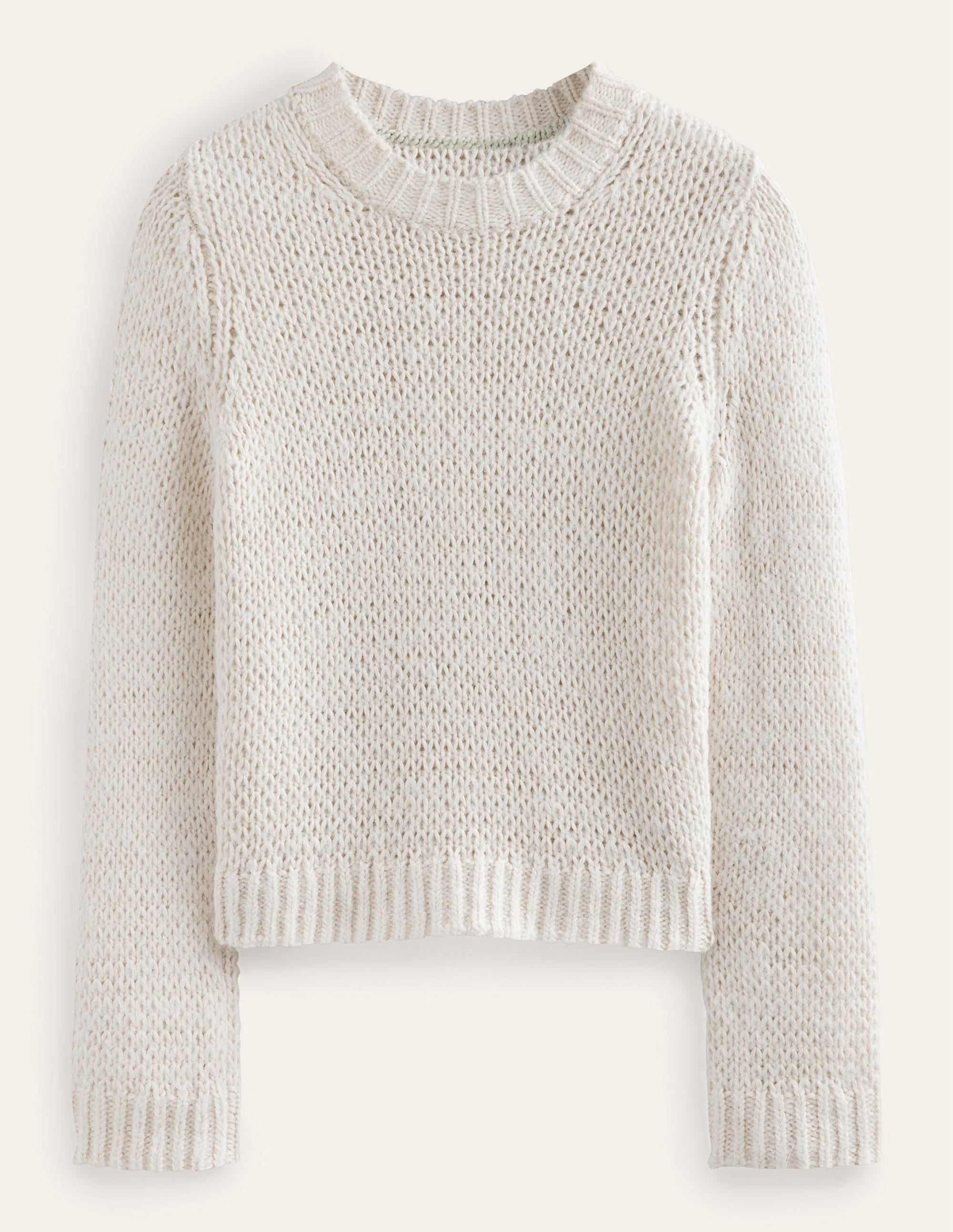 Pullover mit offenen Maschen-Warmes Naturweiß - Image 5