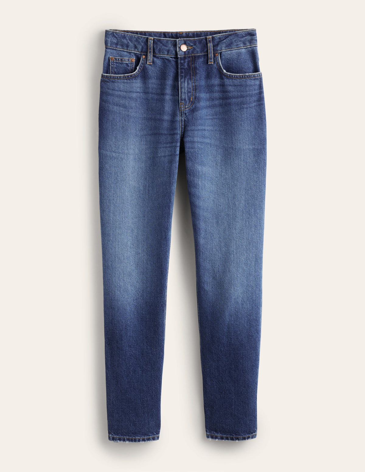Boyfriend-Jeans-Mittleres Vintageblau-5