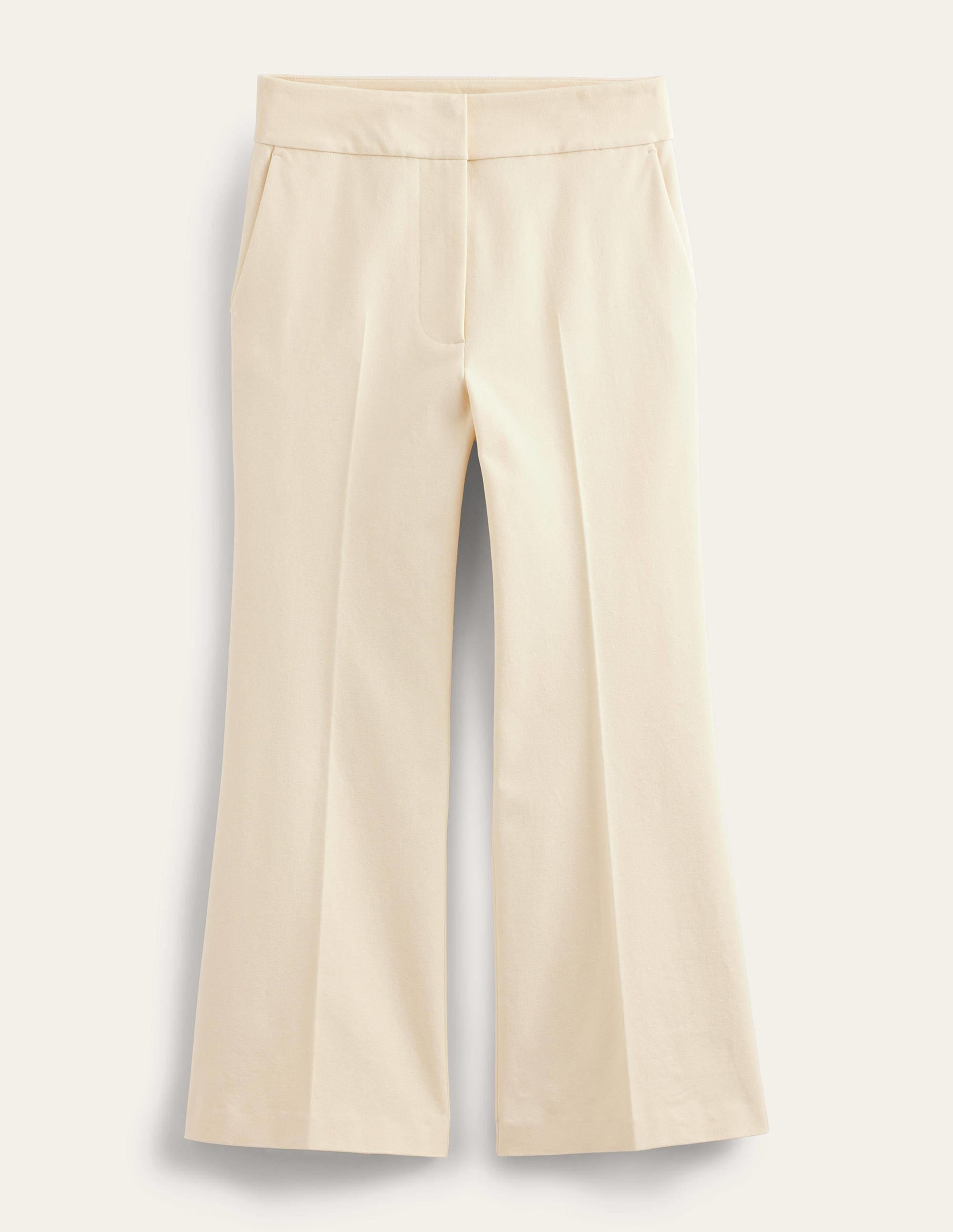 Ausgestellte 7/8-Hose mit 2-Wege-Stretch-Hellgelb - Image 5