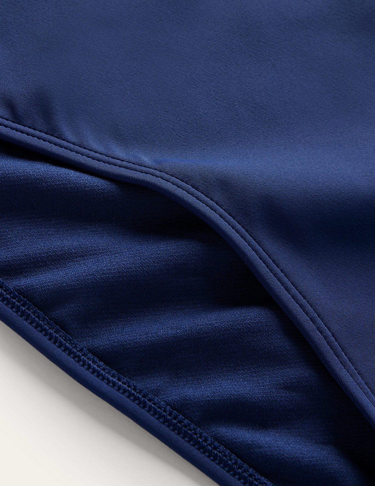 High Waisted Bikini Bottoms-French Navy - Image 6
