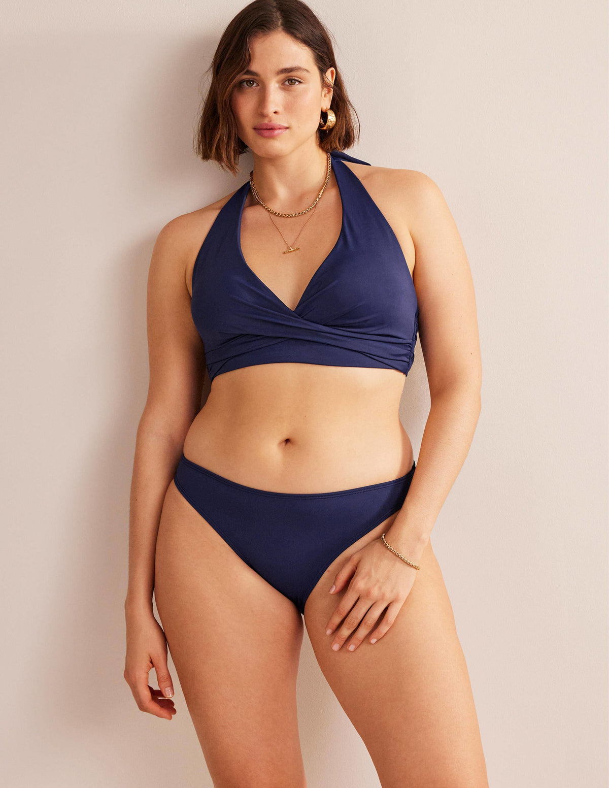 Klassische Bikinihose-Aqua Marine Marl - Image 6