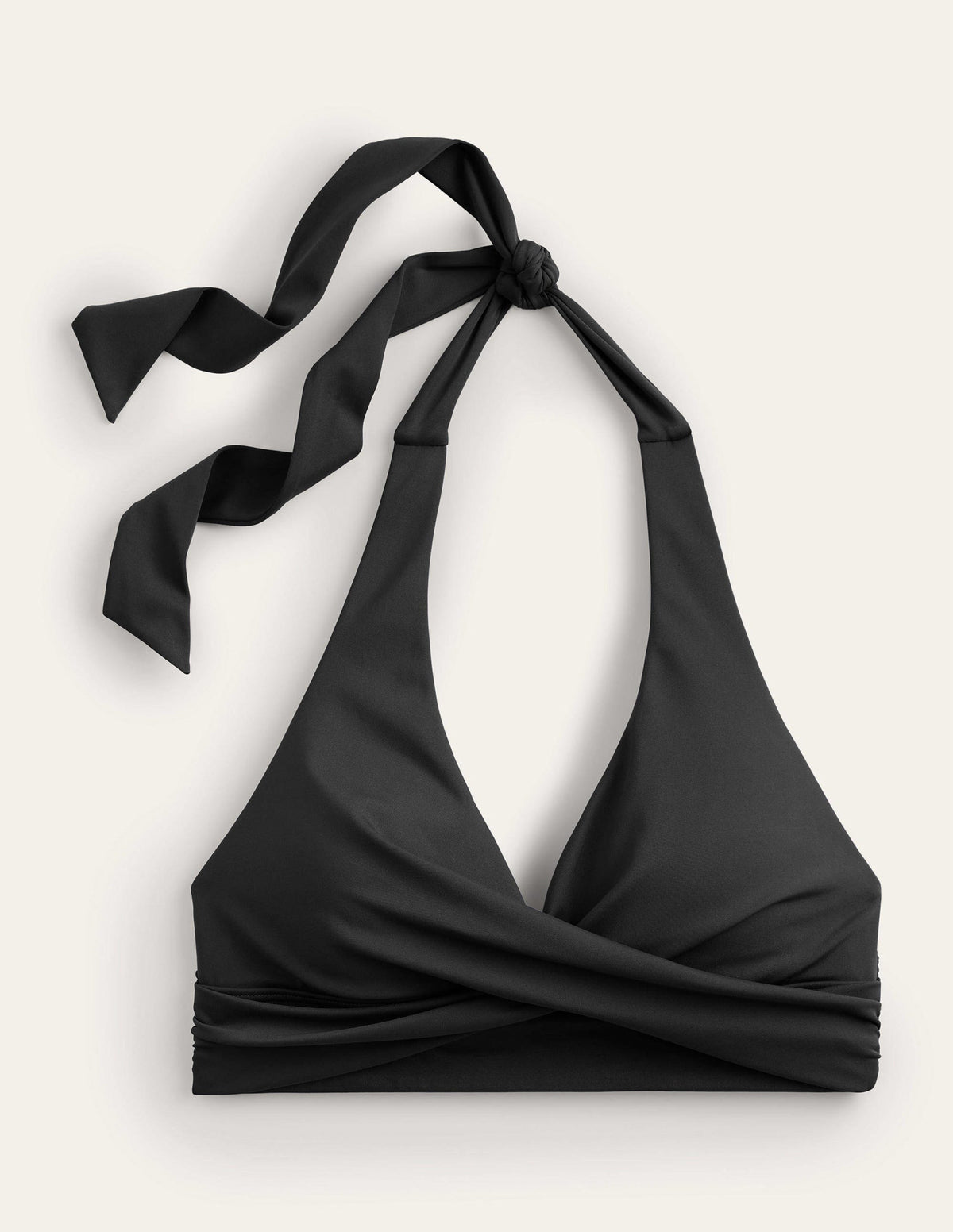 Levanzo Halter Bikini Top-Black - Image 5