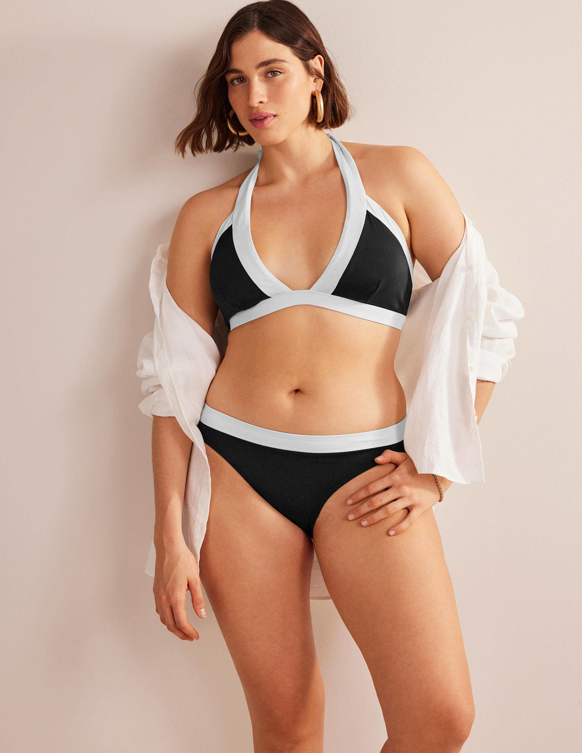 Ithaca Bikinihose mit Einsatz-Schwarz Blockfarben - Image 6
