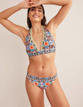 Ithaca Bikinihose mit Einsatz-Bunt, Gobelinmuster