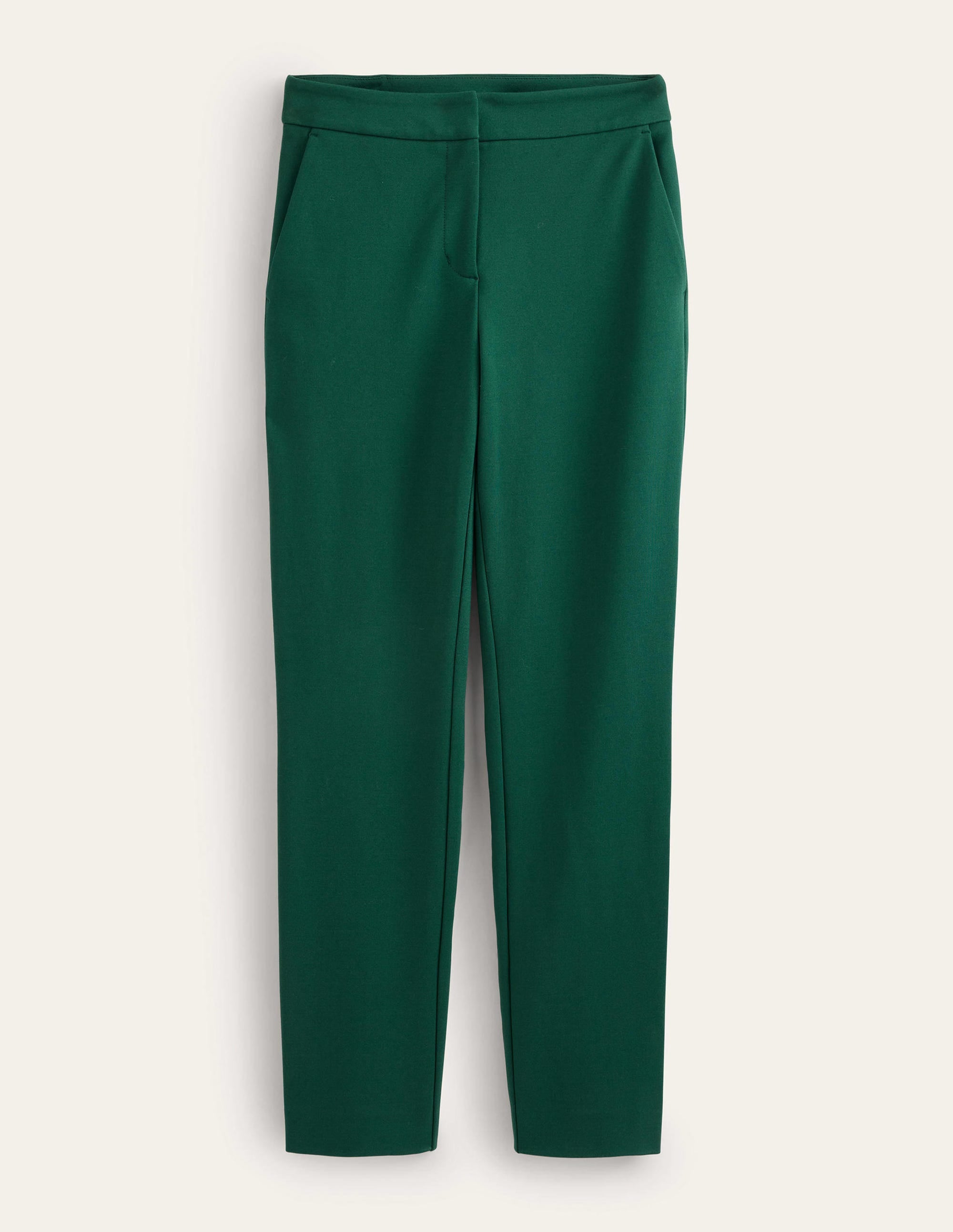 Hampshire 7/8 Ponte Trousers-Emerald Night - Image 6