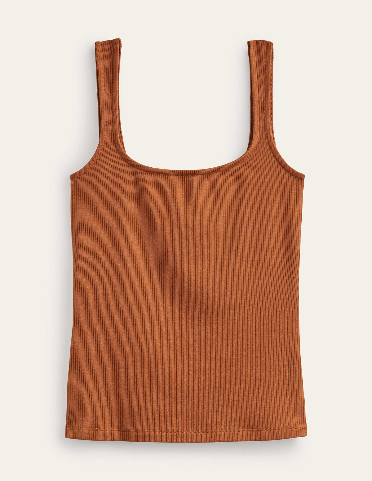 Soft Ribbed Vest-Pumpkin - Image 6