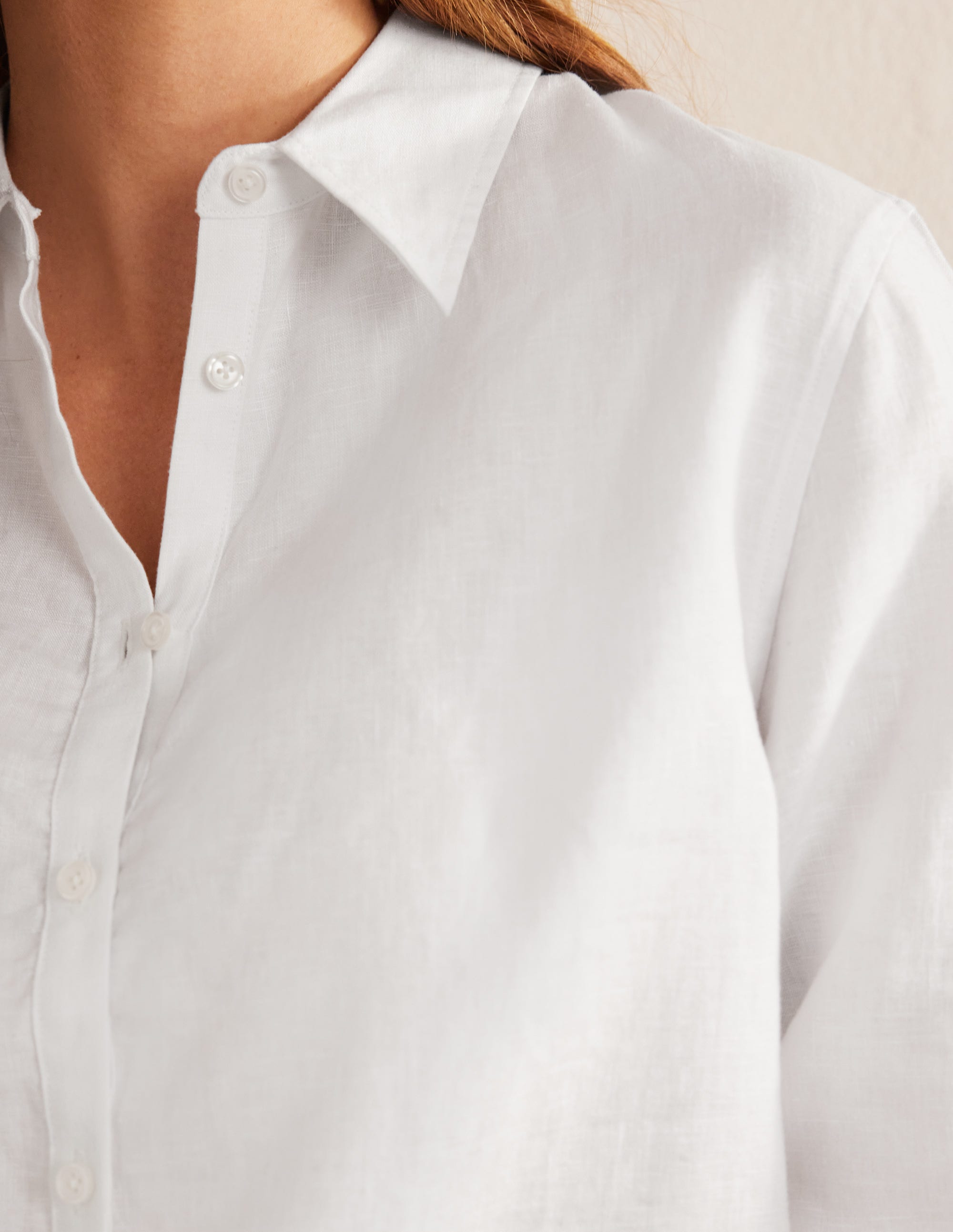 New Linen Shirt-White - Image 2