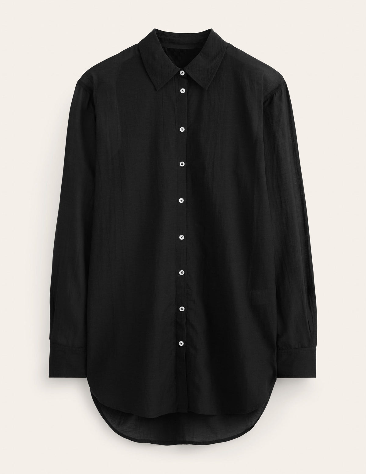 Chemise longue de vacances-Noir-2