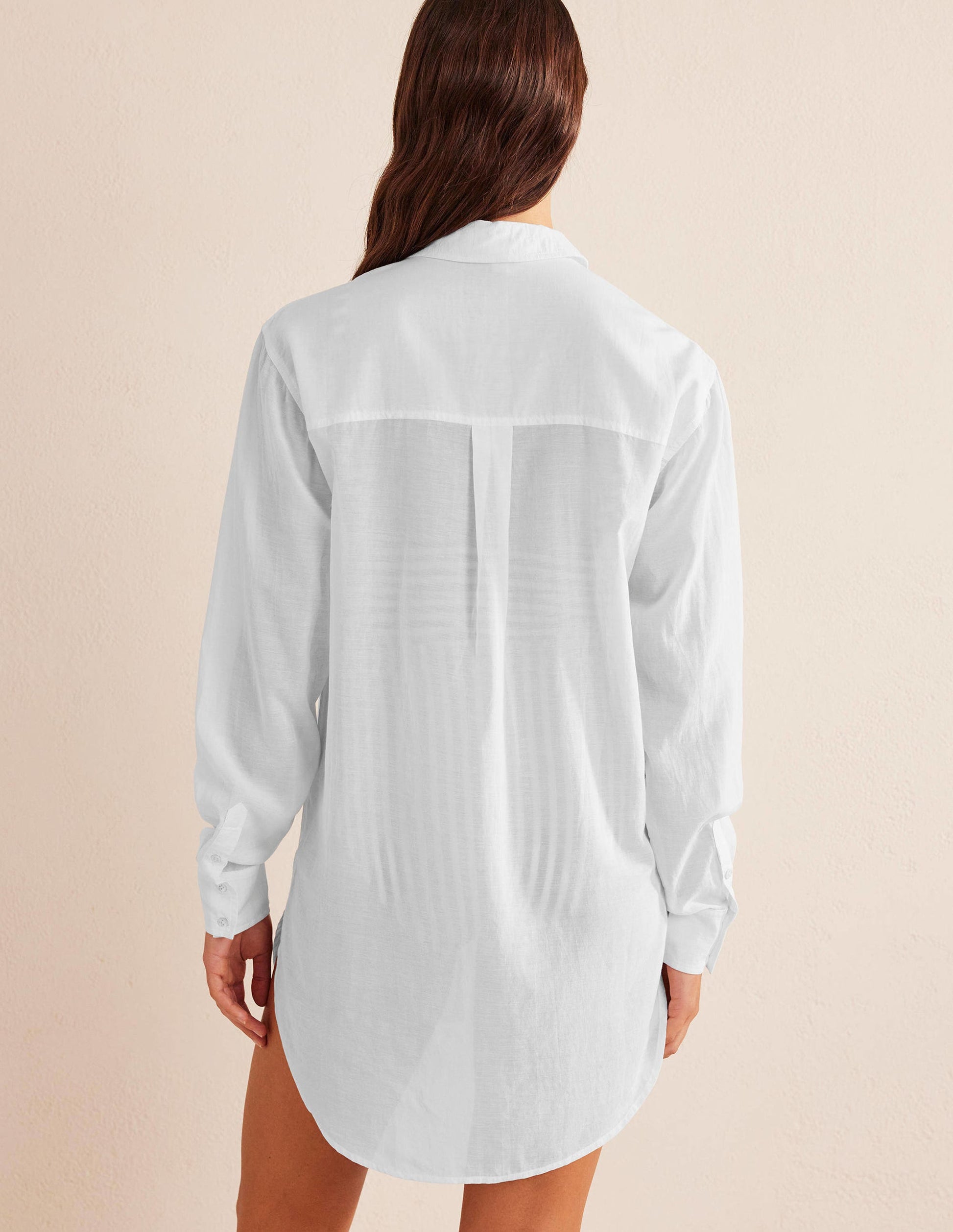 Holiday Longerline Shirt-White-3