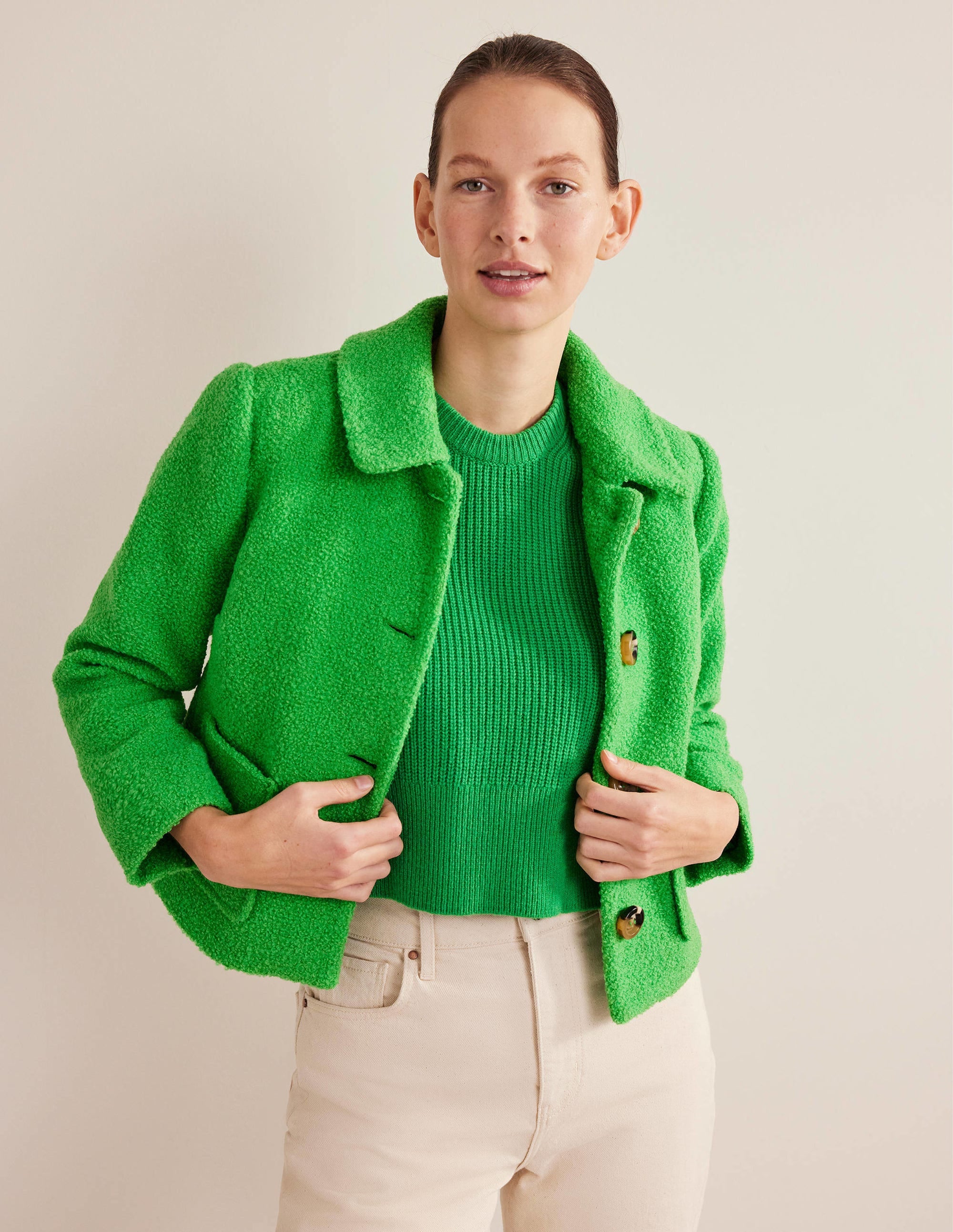 Veste courte Rye-Vert iguane - Image 1