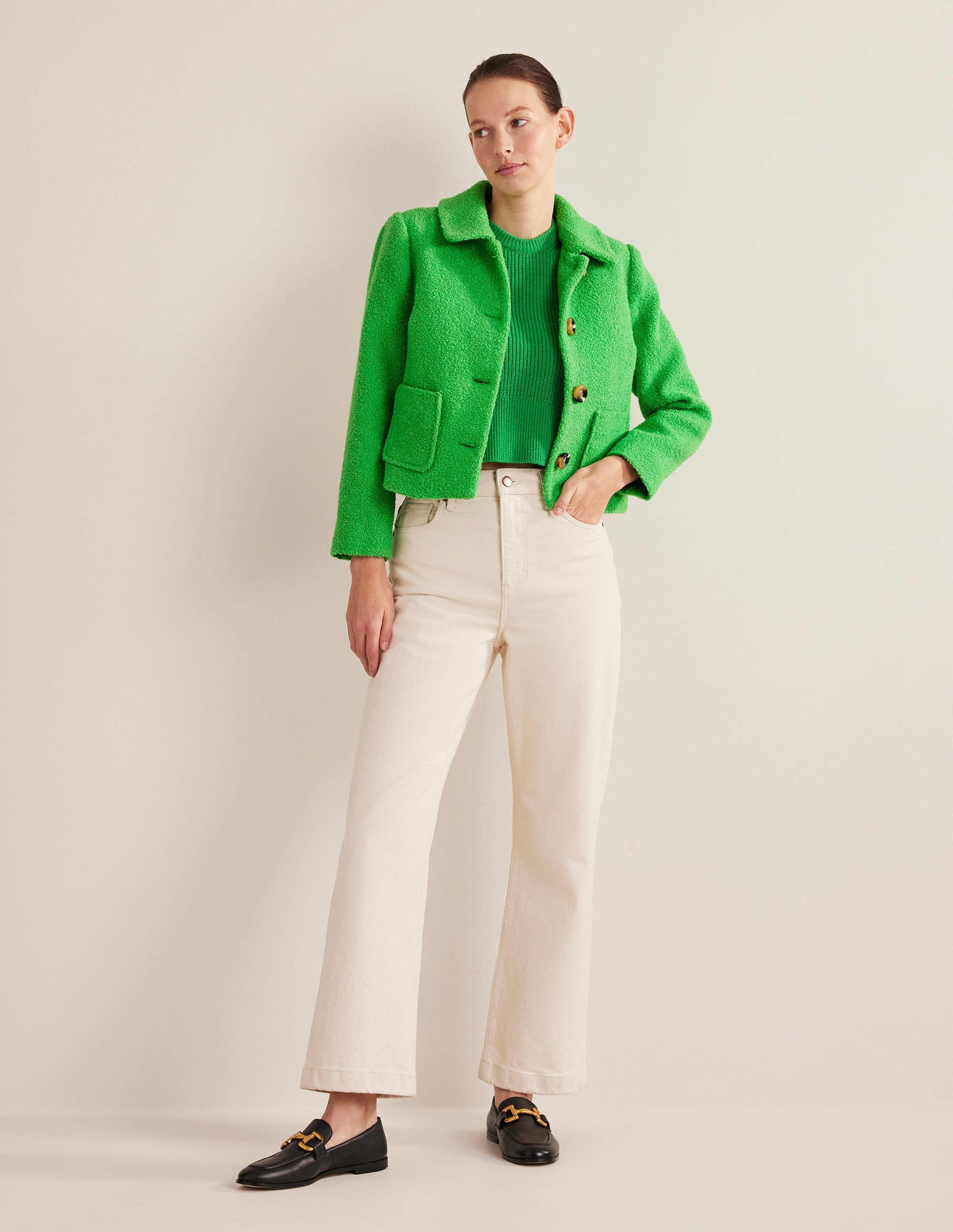 Veste courte Rye-Vert iguane-4