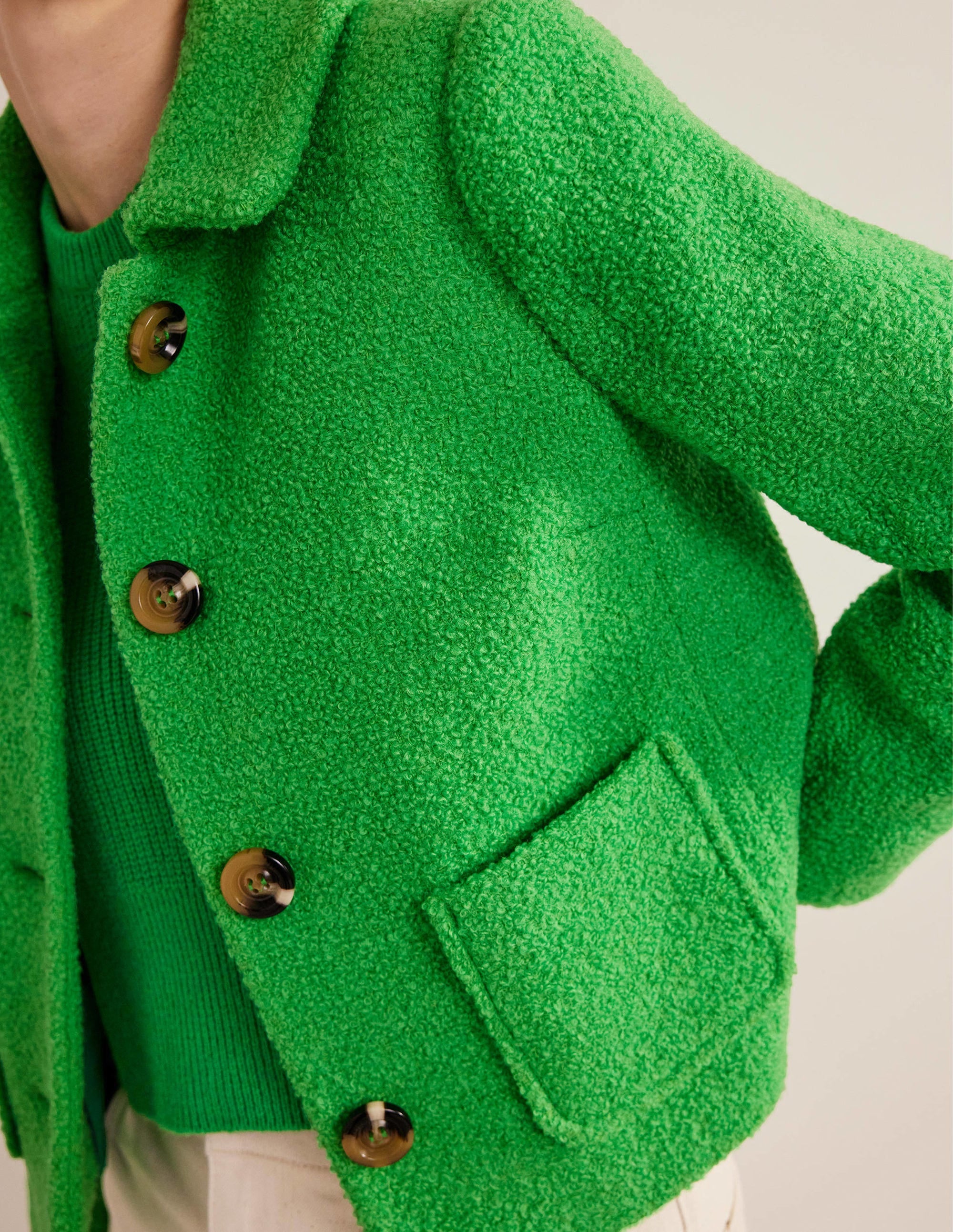 Veste courte Rye-Vert iguane - Image 5