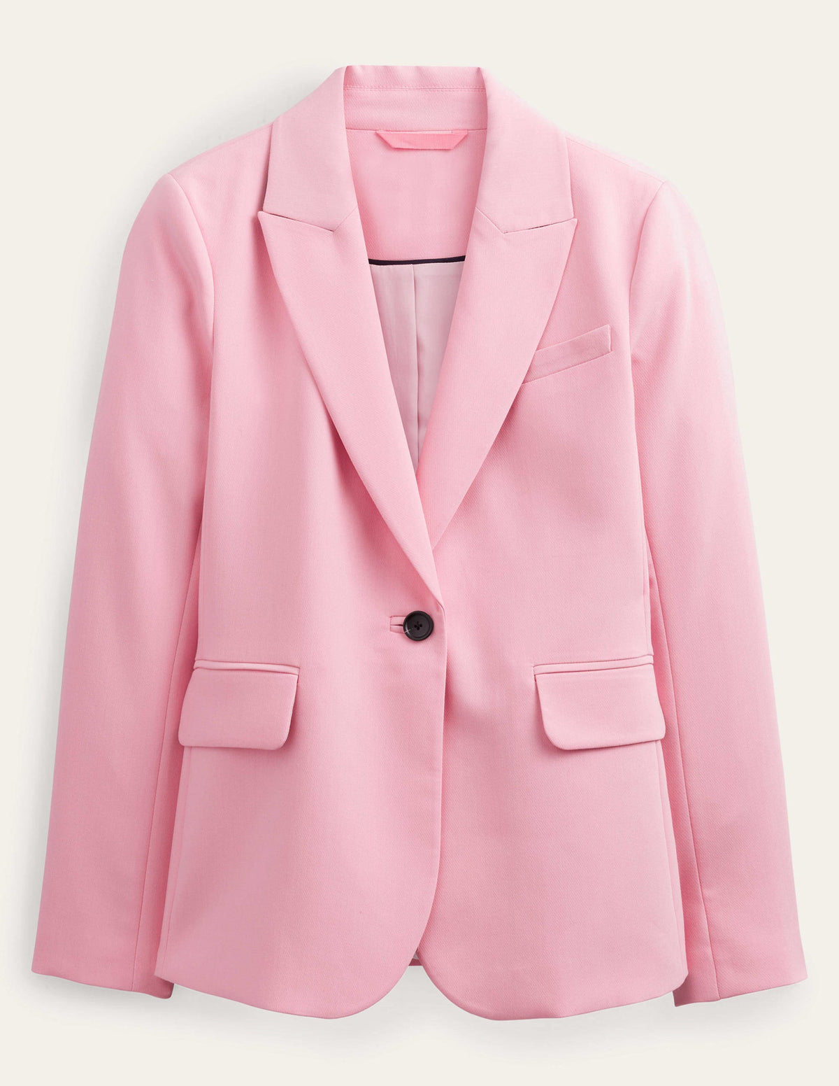 Gut geschnittener Anzugblazer-Rosa-6