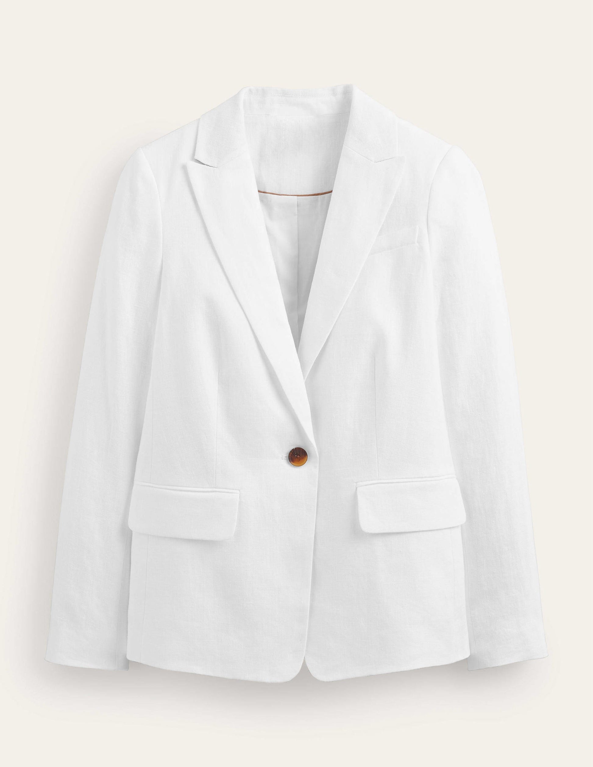Cambridge Leinenblazer-Weiß-8
