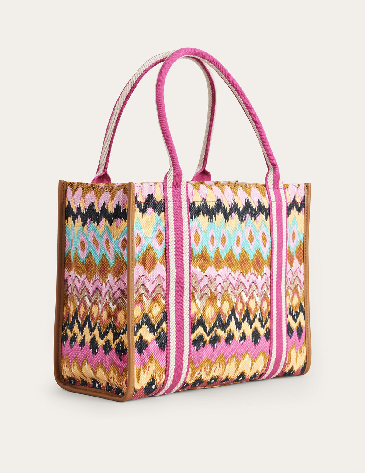 Tilda Canvas-Tragetasche-Bunt, Ikat - Image 2