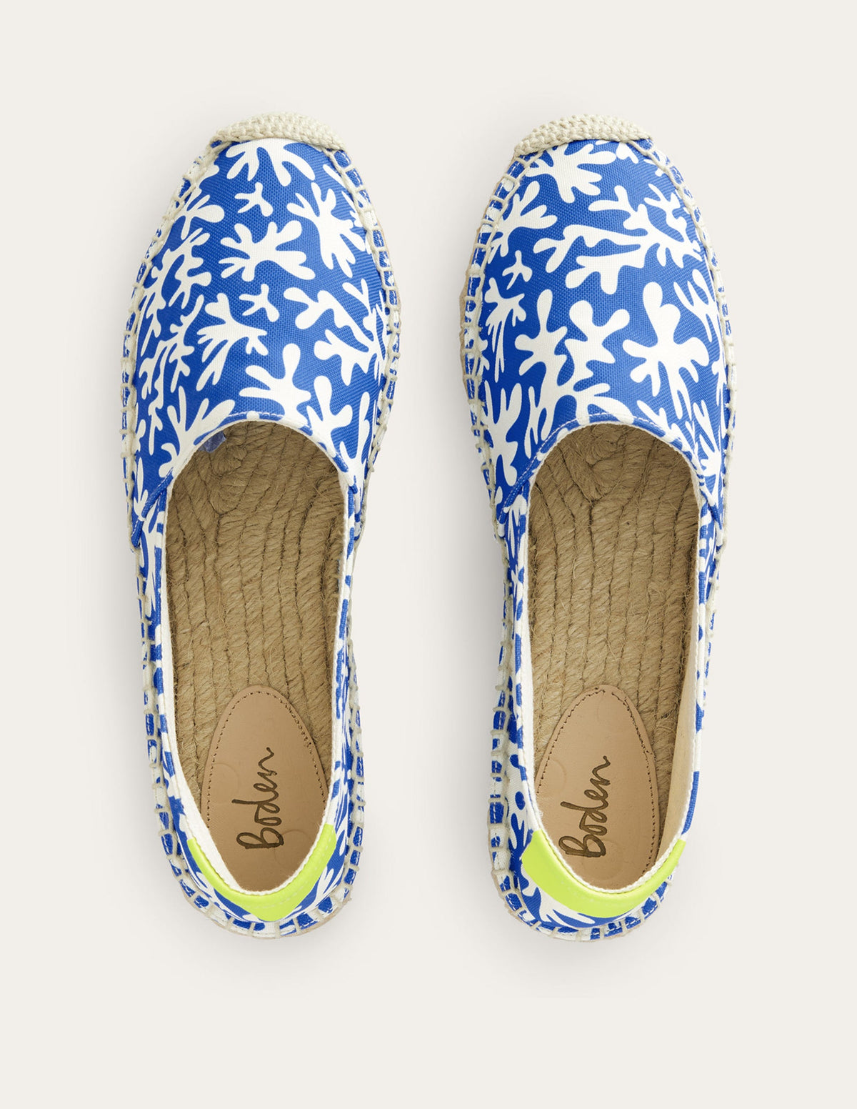 Klassische Espadrilles mit flacher Sohle-Marokkoblau-5